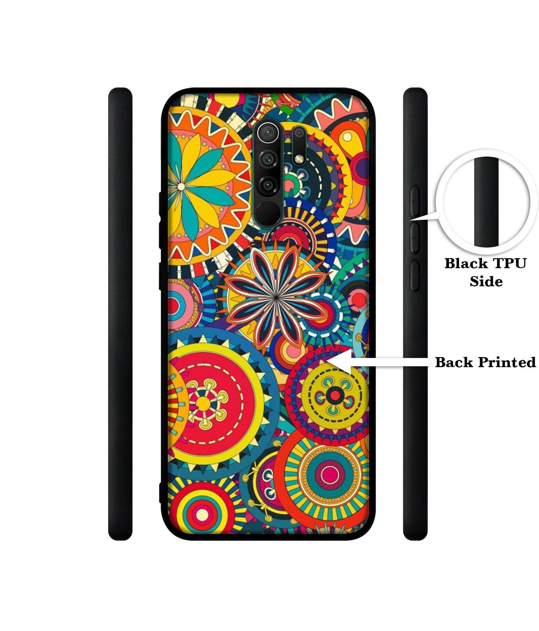 Ring Pattern Print Designer 2D Printed Back Case Cover for Mi Redmi 9 Prime / Poco M2
