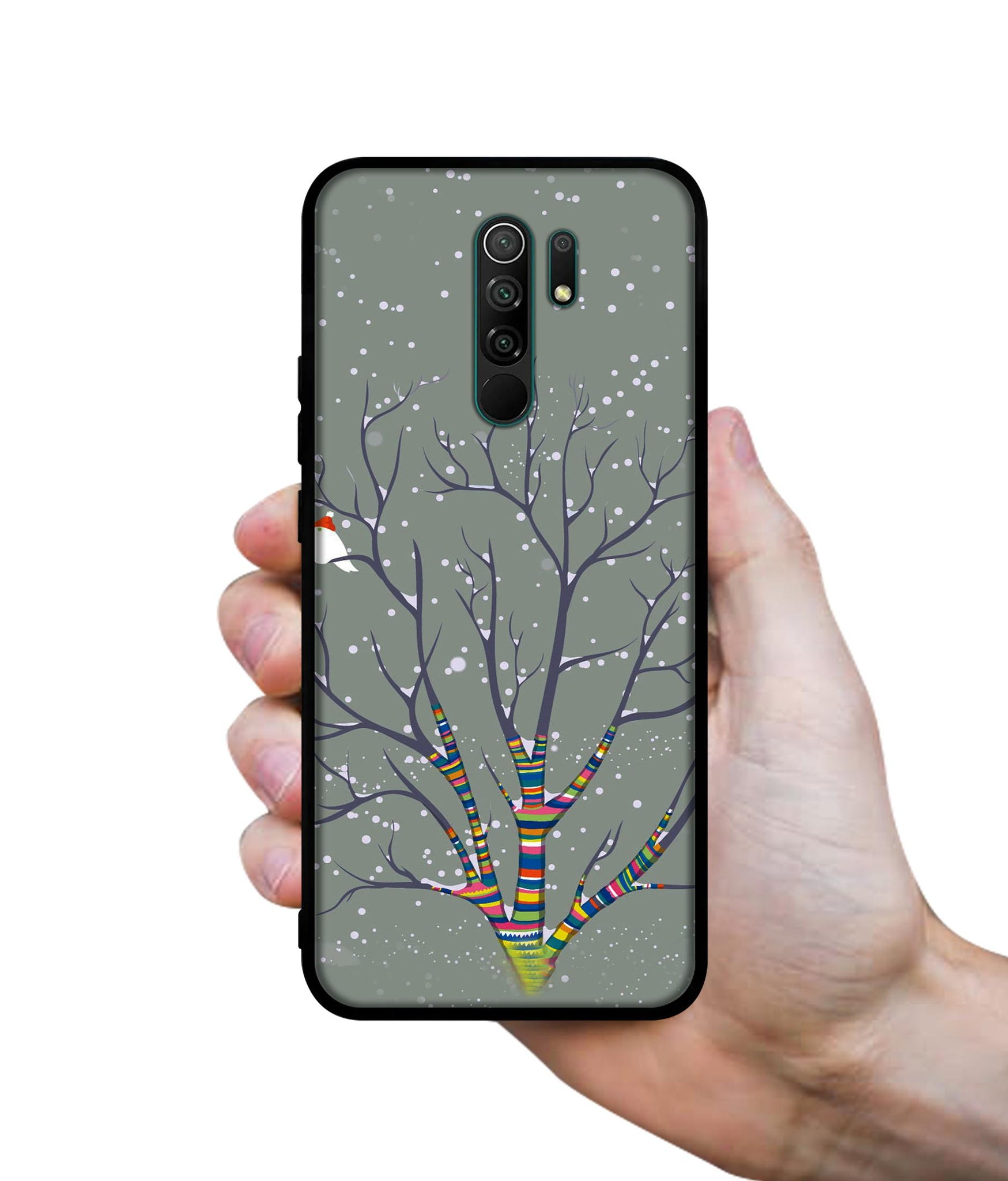 Winter Pattern Print Designer 2D Printed Back Case Cover for Mi Redmi 9 Prime / Poco M2