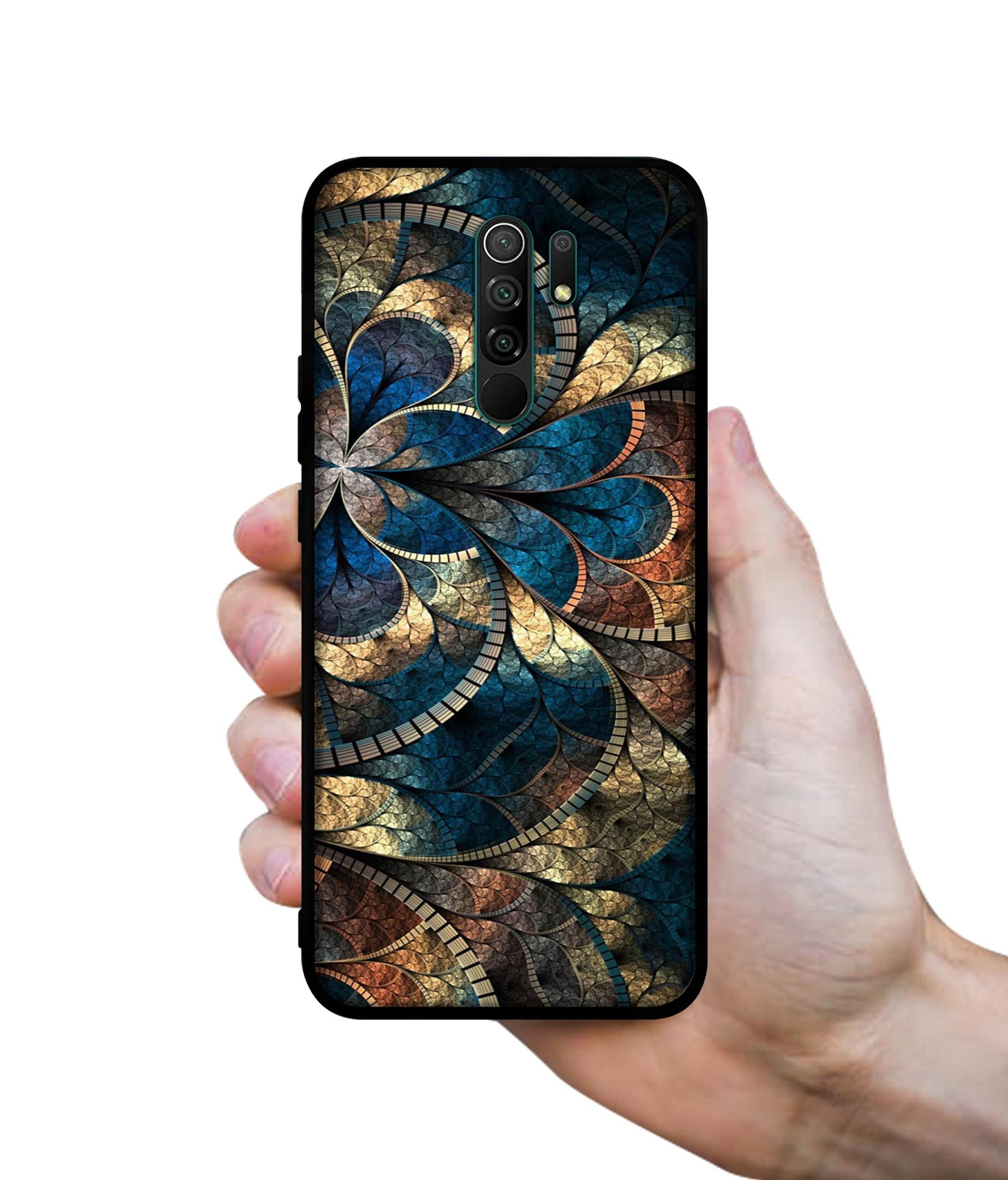 Fractional Pattern Designer 2D Printed Back Case Cover for Mi Redmi 9 Prime / Poco M2