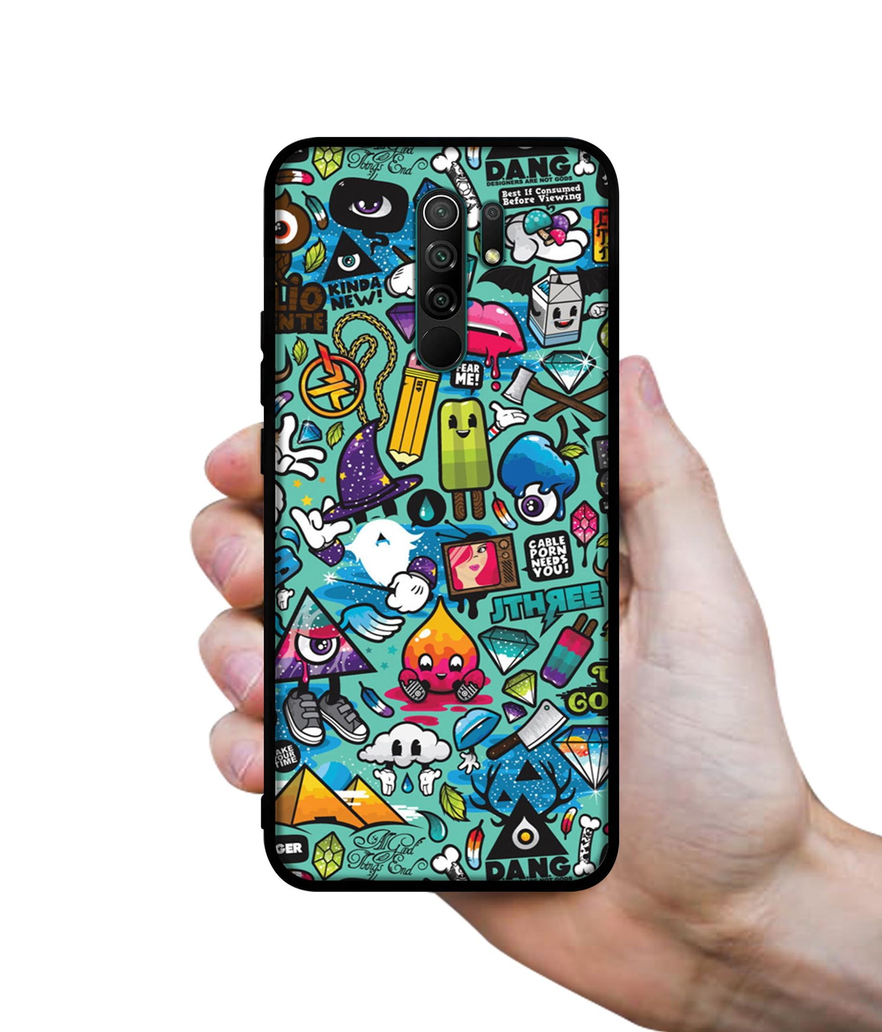 Crazy Designer 2D Printed Back Case Cover for Mi Redmi 9 Prime / Poco M2