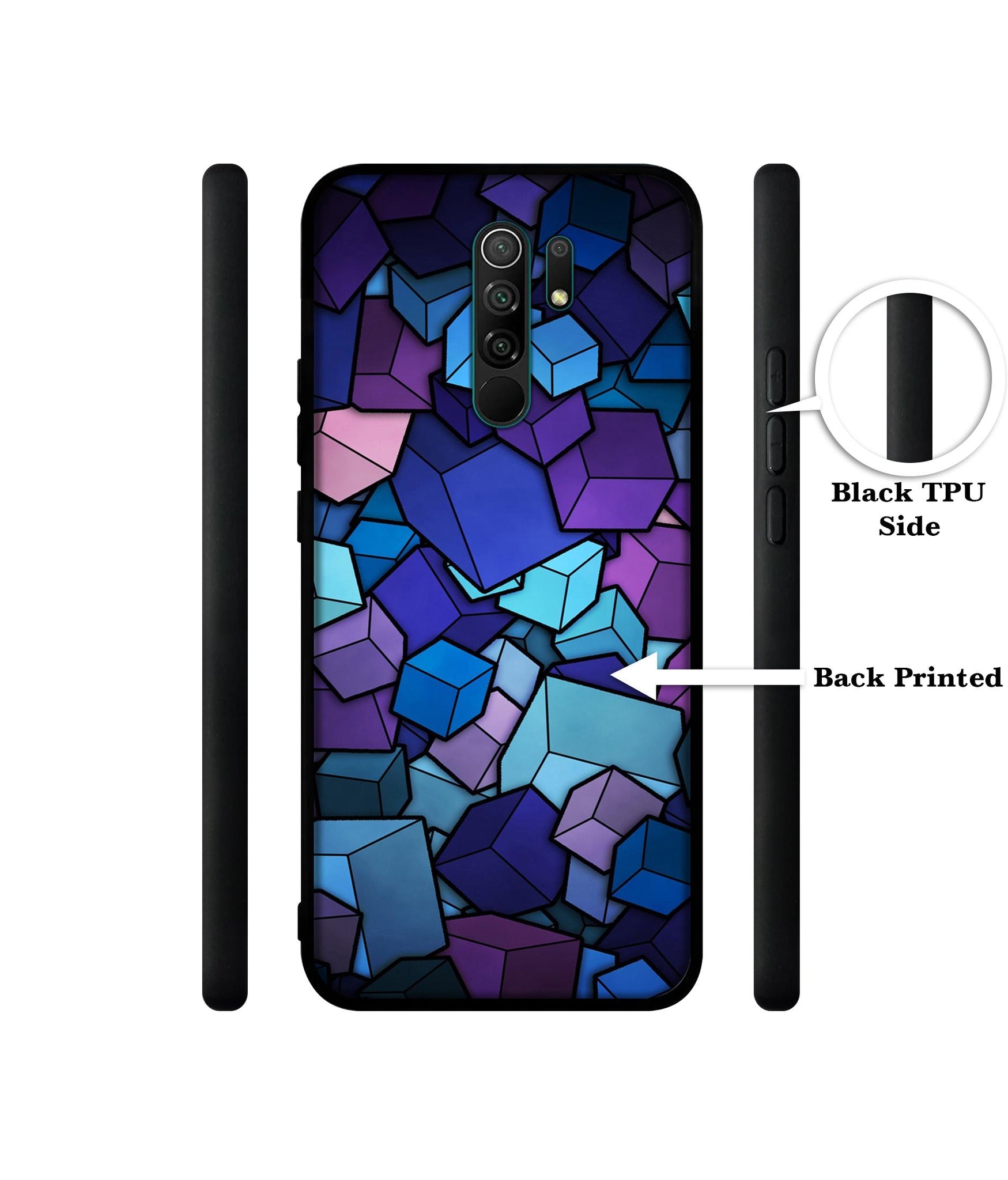 Color Box Designer 2D Printed Back Case Cover for Mi Redmi 9 Prime / Poco M2