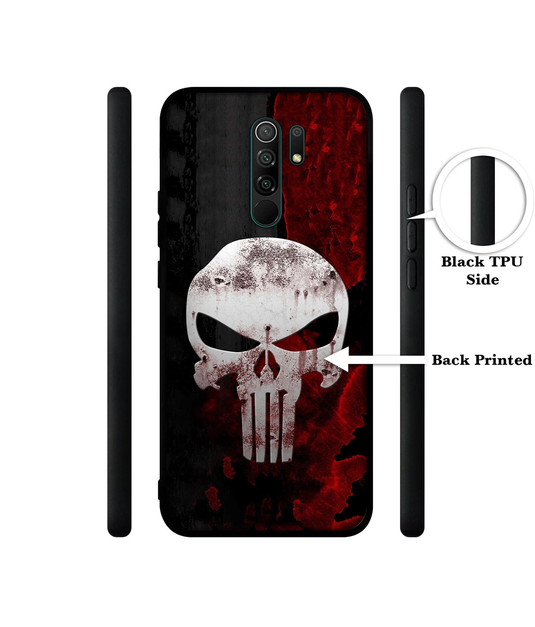 Punisher Skull Designer 2D Printed Back Case Cover for Mi Redmi 9 Prime / Poco M2