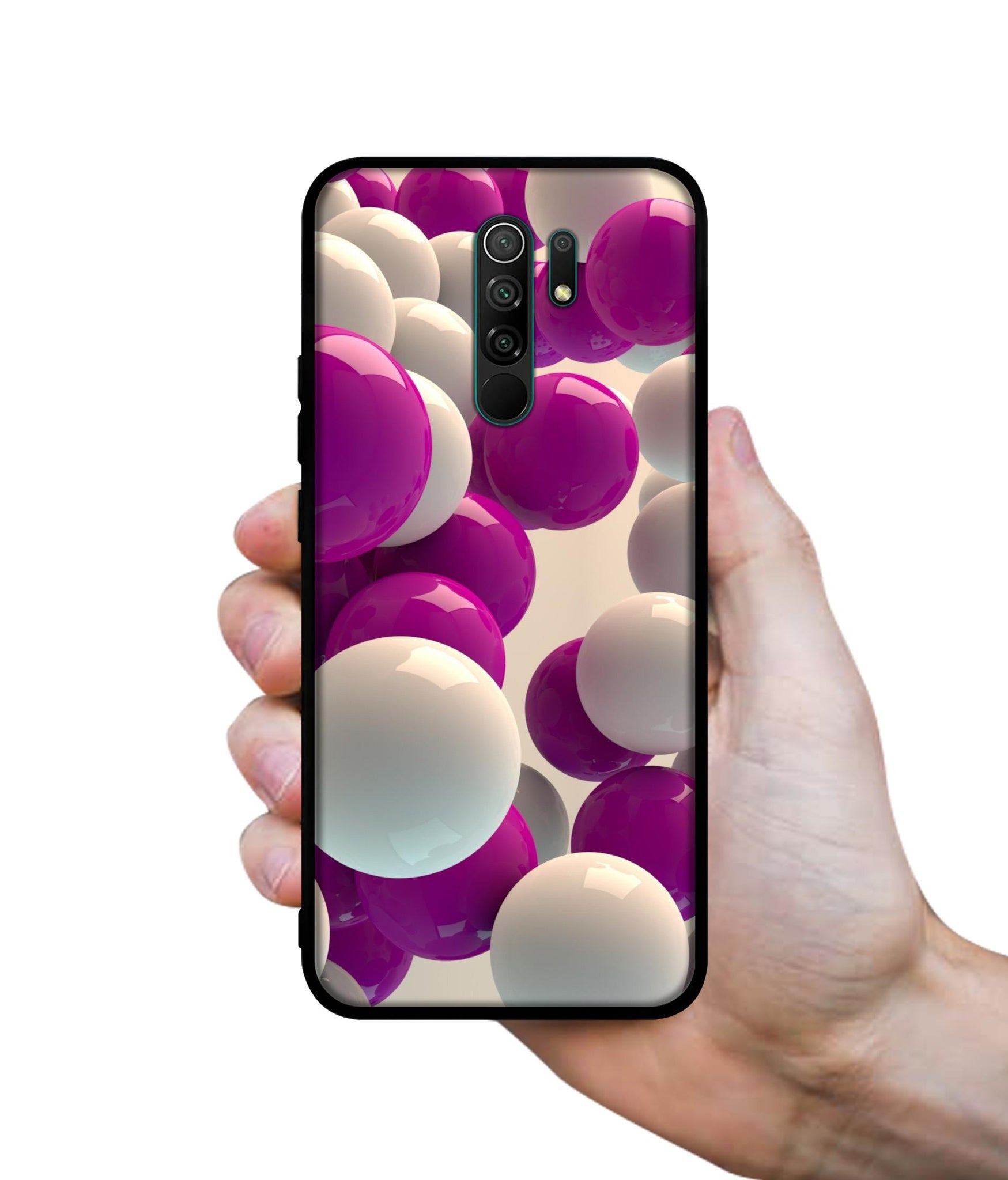 3D Balloons Designer 2D Printed Back Case Cover for Mi Redmi 9 Prime / Poco M2
