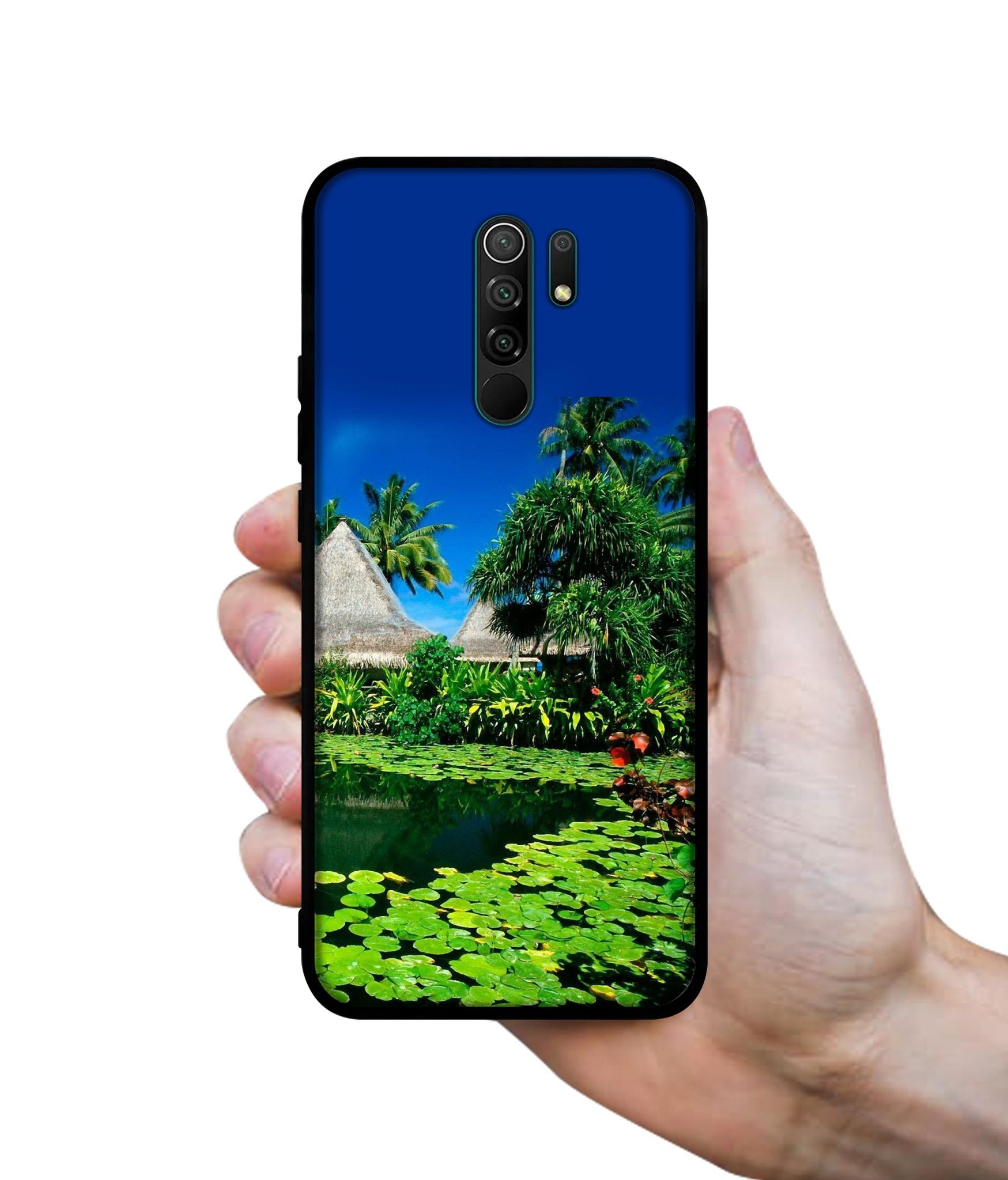 Tropics Water Designer 2D Printed Back Case Cover for Mi Redmi 9 Prime / Poco M2