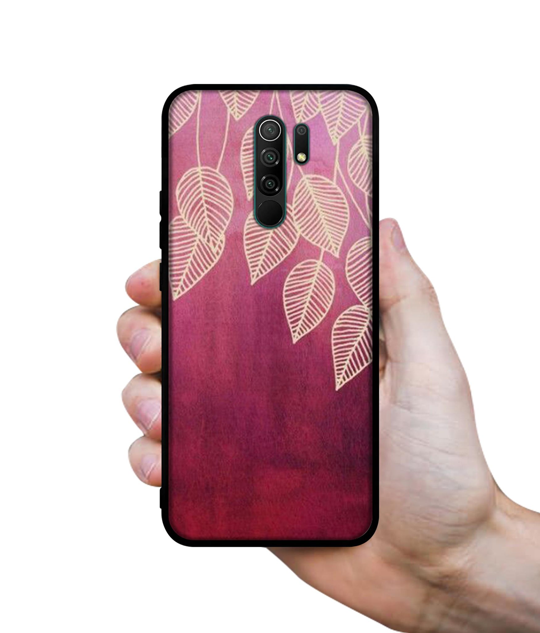 Leaf Pattern Designer 2D Printed Back Case Cover for Mi Redmi 9 Prime / Poco M2