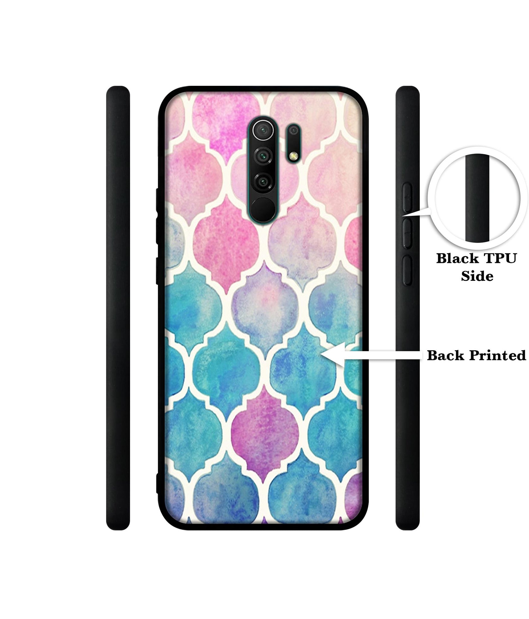 Patterns Art Designer 2D Printed Back Case Cover for Mi Redmi 9 Prime / Poco M2