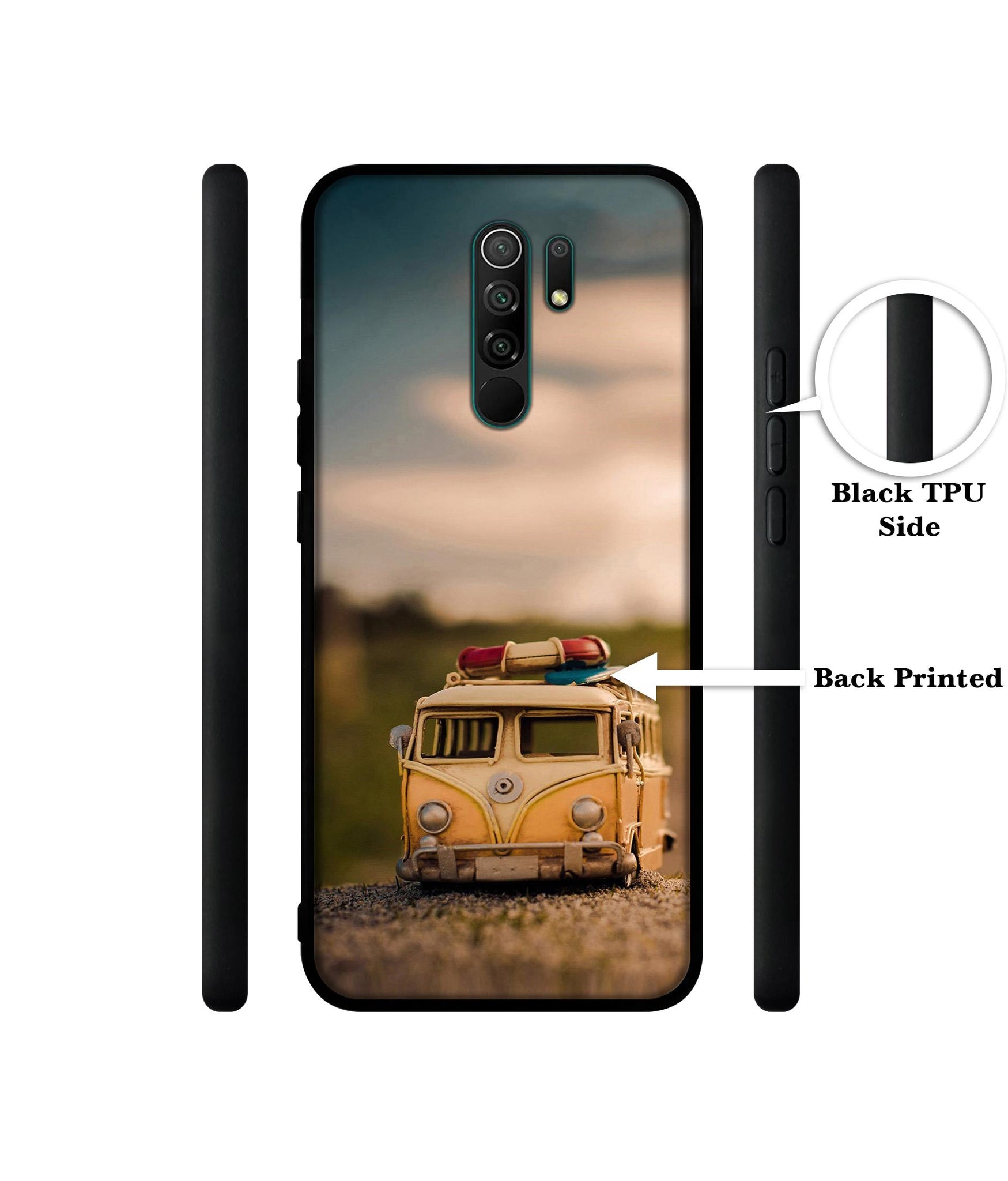 Toy Car Designer 2D Printed Back Case Cover for Mi Redmi 9 Prime / Poco M2