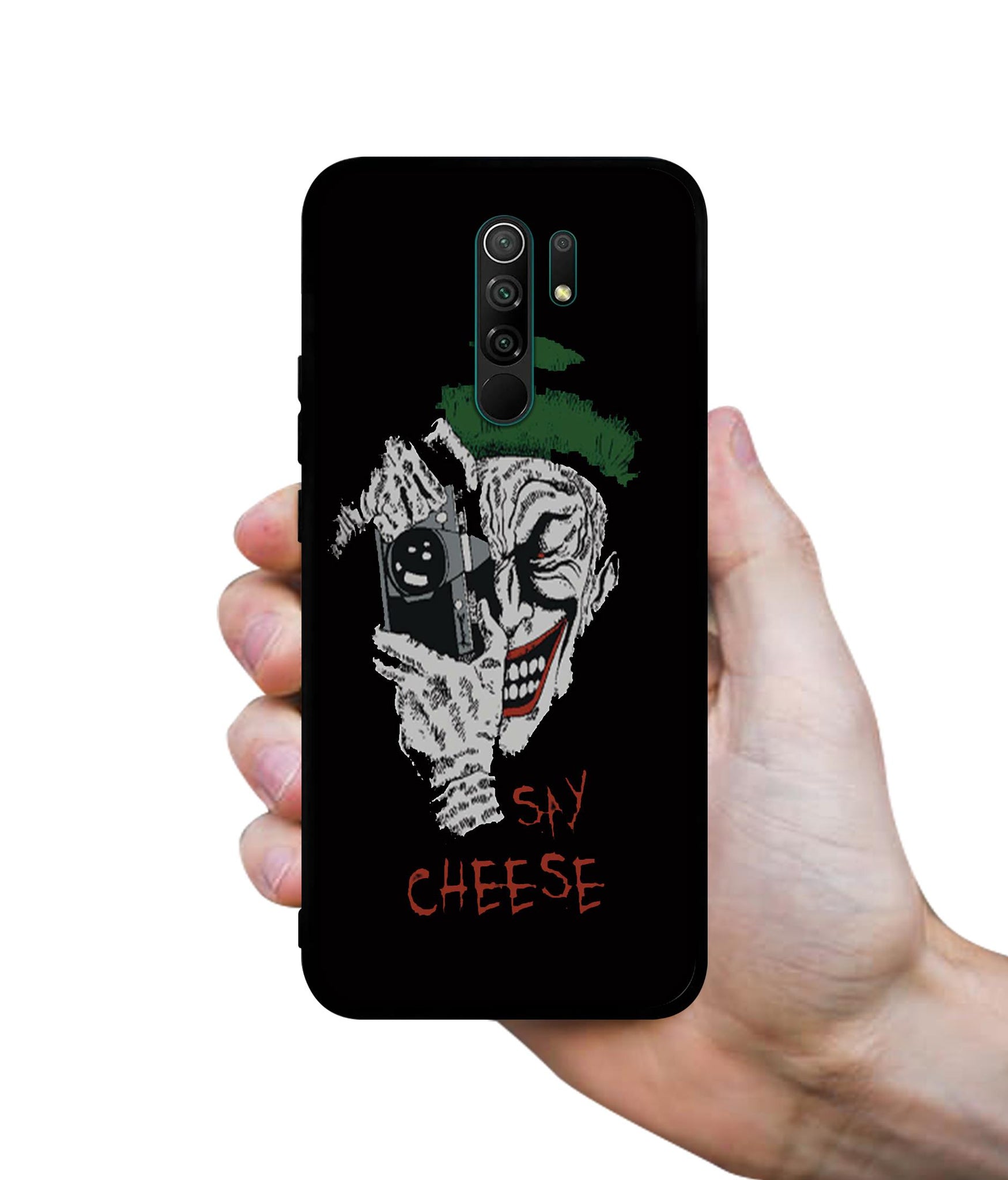 Joker Say Cheese Designer 2D Printed Back Case Cover for Mi Redmi 9 Prime / Poco M2
