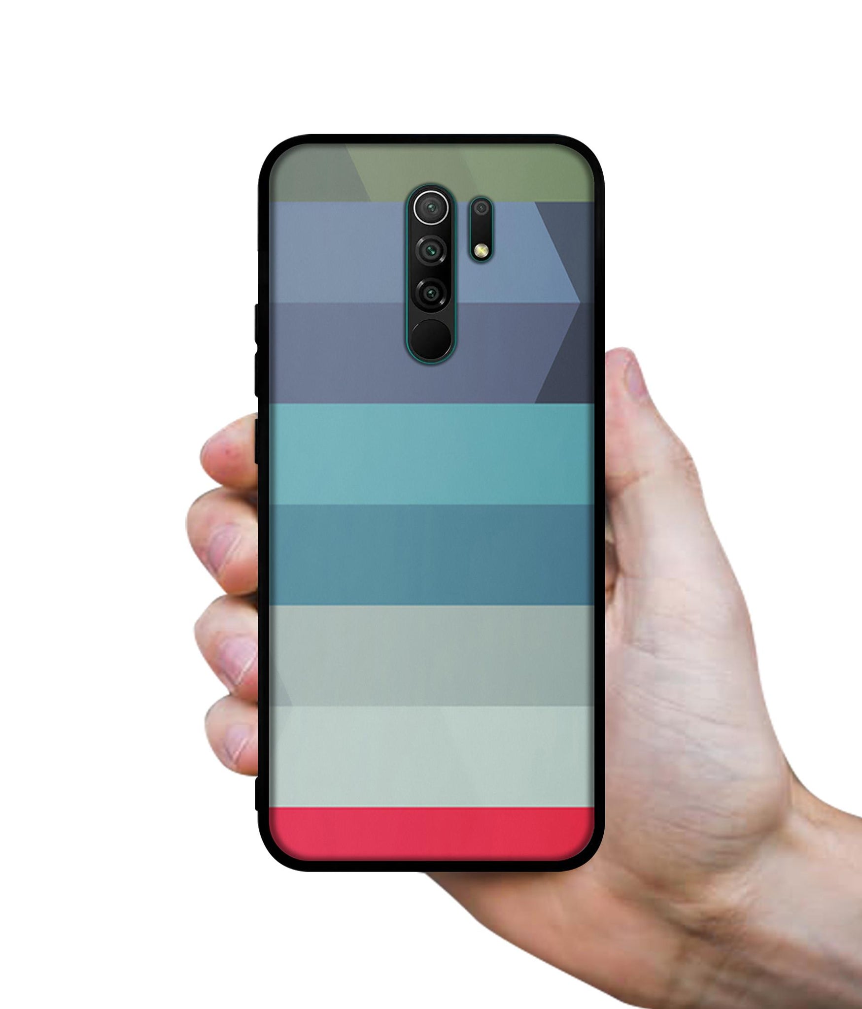 Colorful Lines Designer 2D Printed Back Case Cover for Mi Redmi 9 Prime / Poco M2