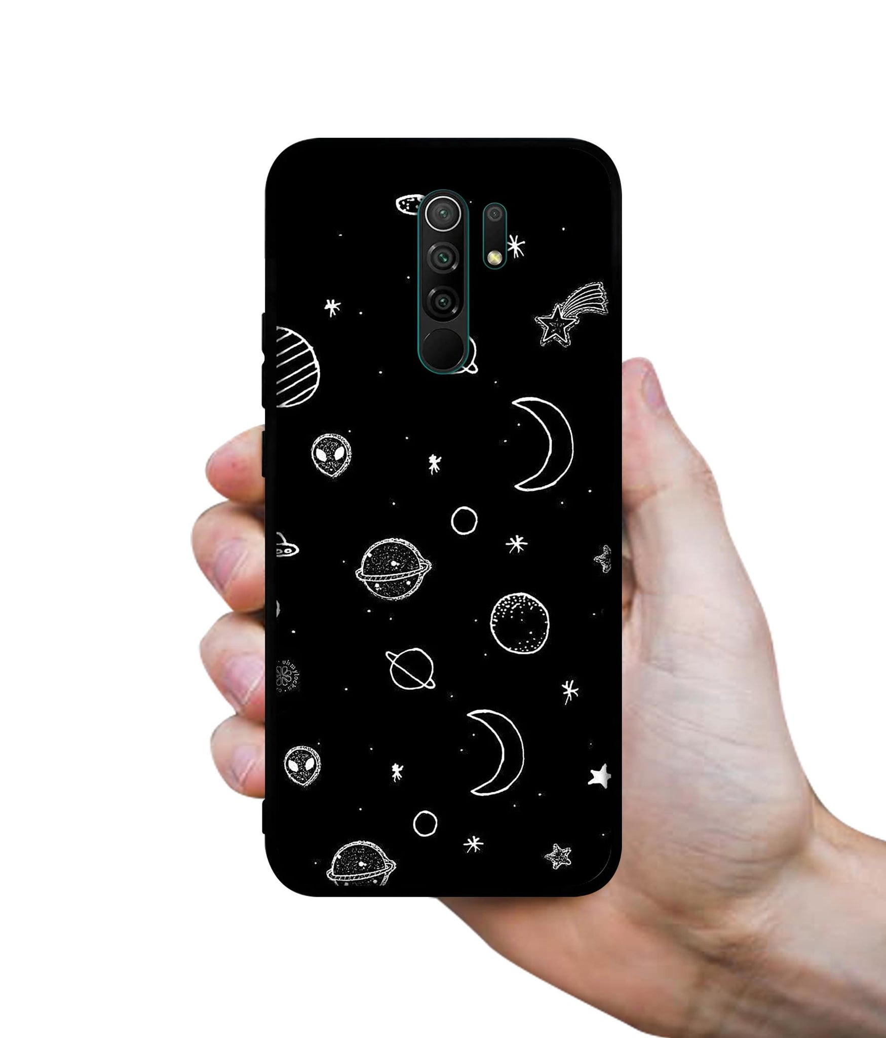 Space Stars Universe Designer 2D Printed Back Case Cover for Mi Redmi 9 Prime / Poco M2