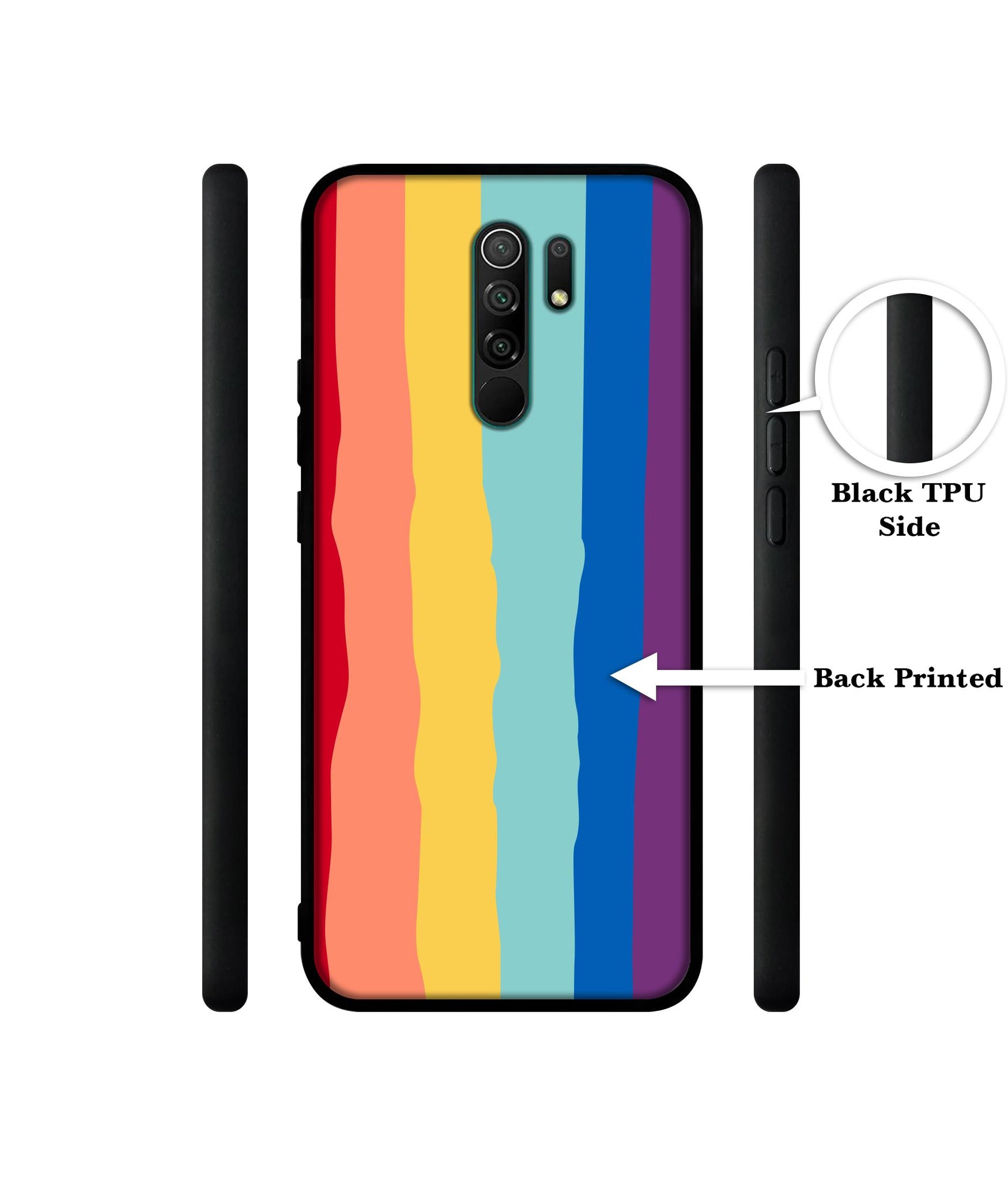 Rainbow Designer 2D Printed Back Case Cover for Mi Redmi 9 Prime / Poco M2