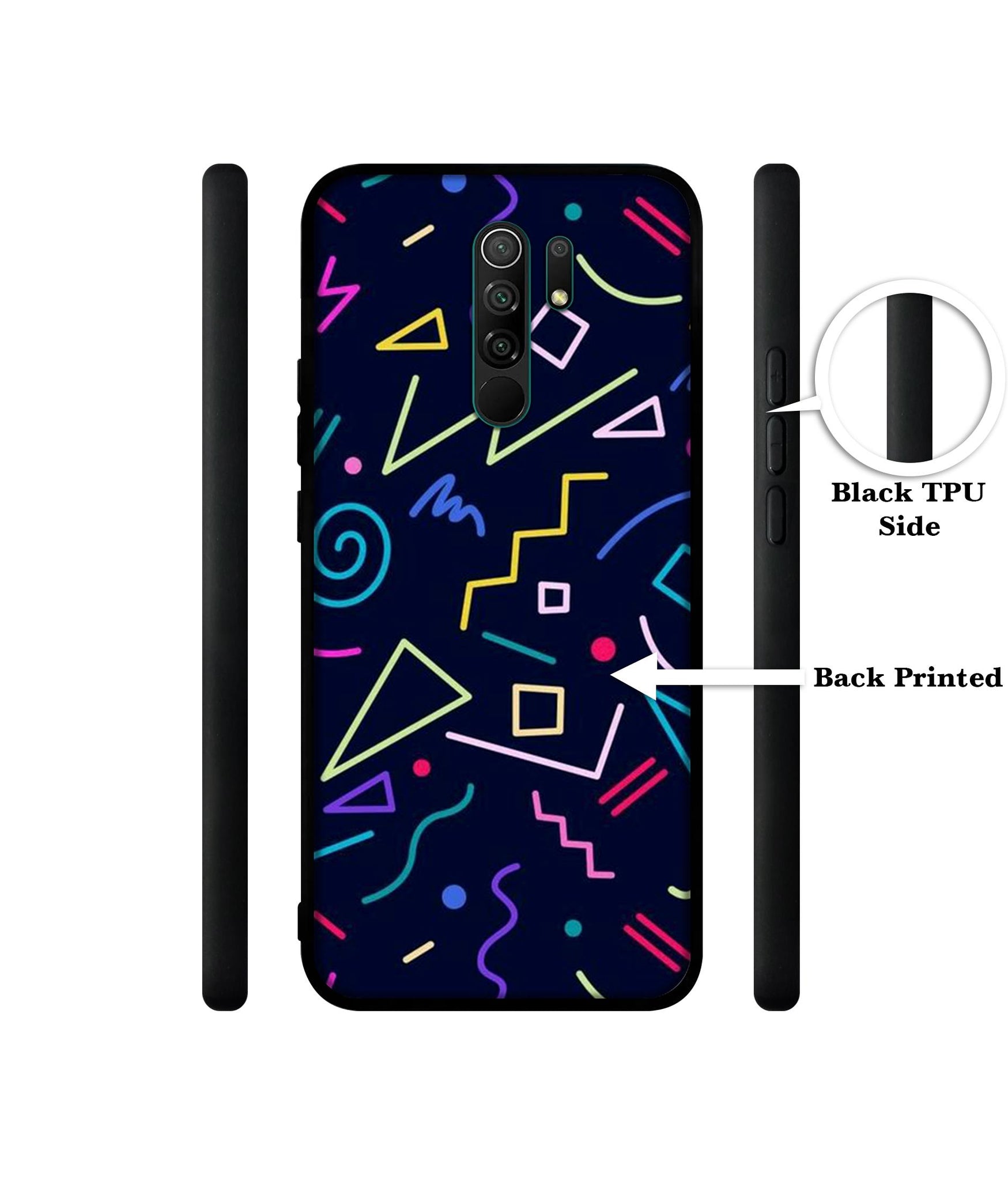 Retro Abstract Designer 2D Printed Back Case Cover for Mi Redmi 9 Prime / Poco M2