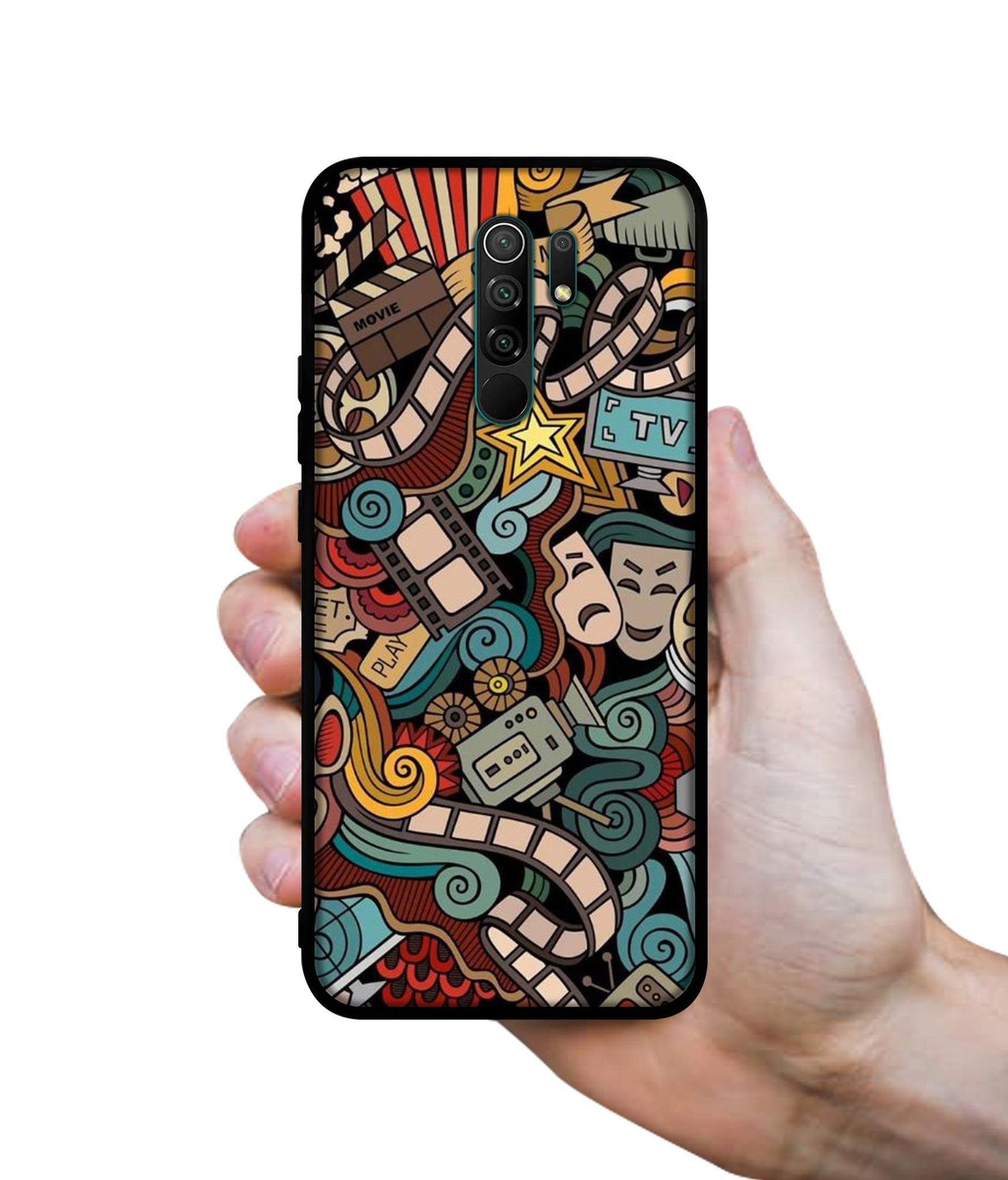 Movies Designer 2D Printed Back Case Cover for Mi Redmi 9 Prime / Poco M2