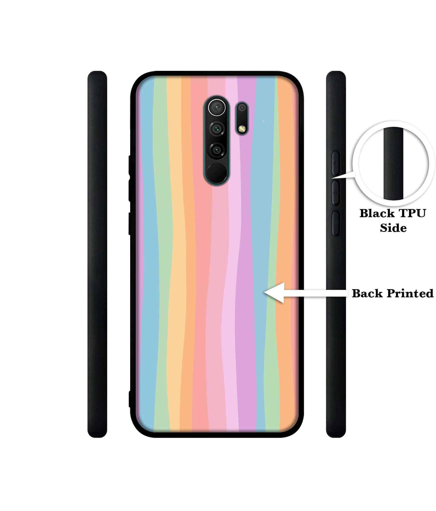Cool Rainbow Designer 2D Printed Back Case Cover for Mi Redmi 9 Prime / Poco M2