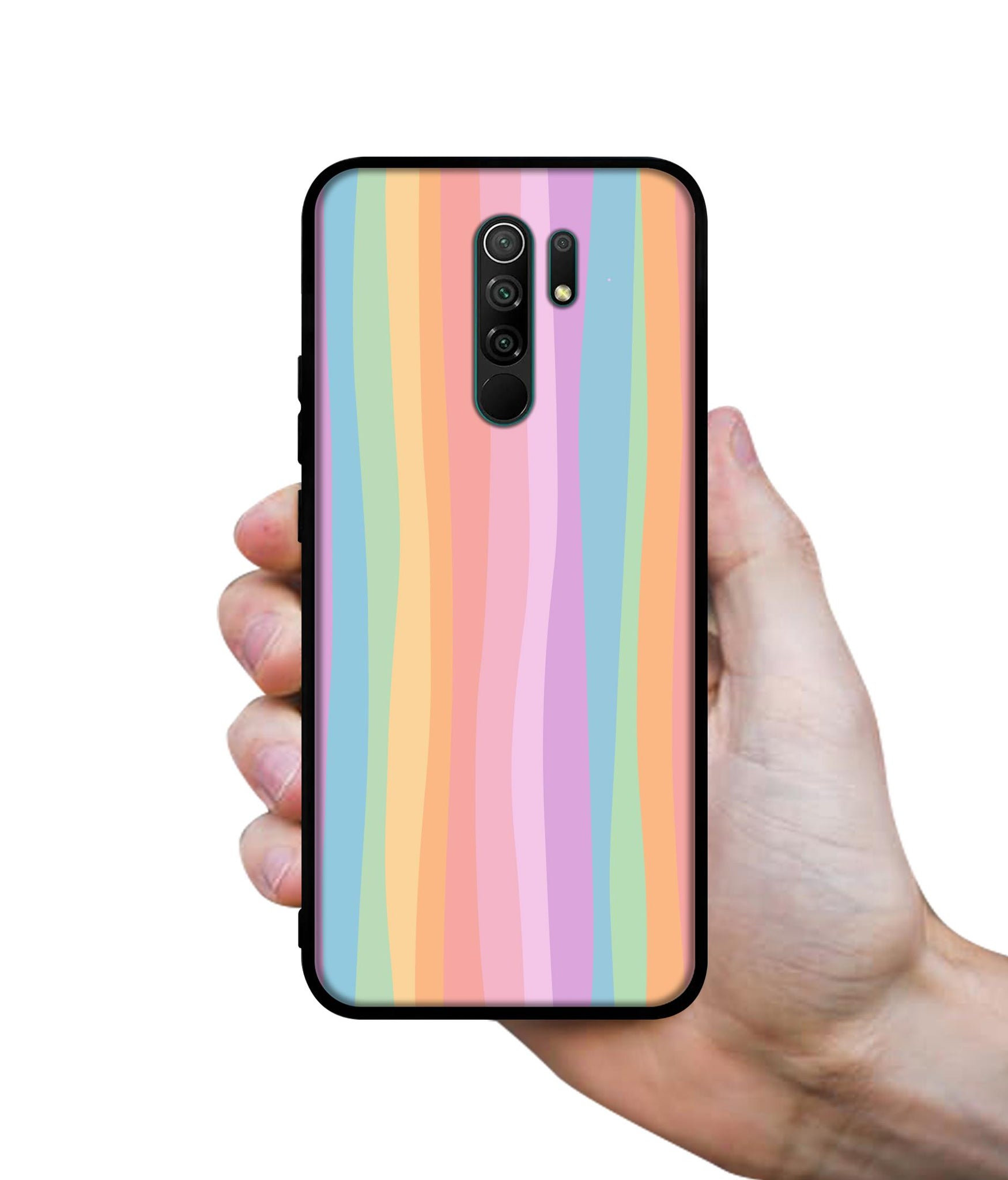 Cool Rainbow Designer 2D Printed Back Case Cover for Mi Redmi 9 Prime / Poco M2