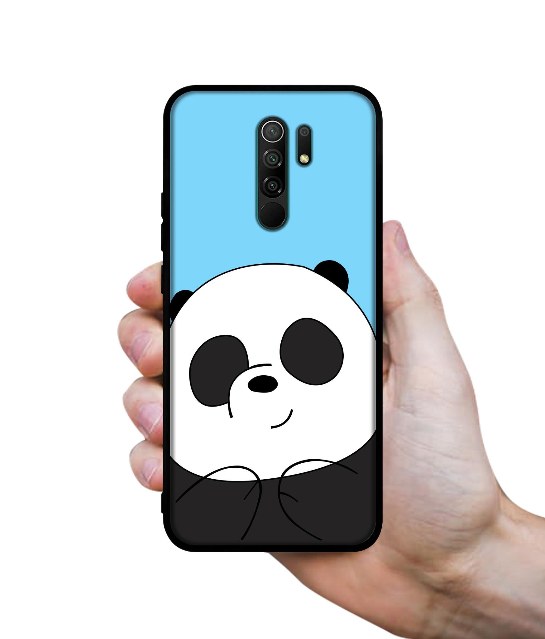 Cute Panda Designer 2D Printed Back Case Cover for Mi Redmi 9 Prime / Poco M2