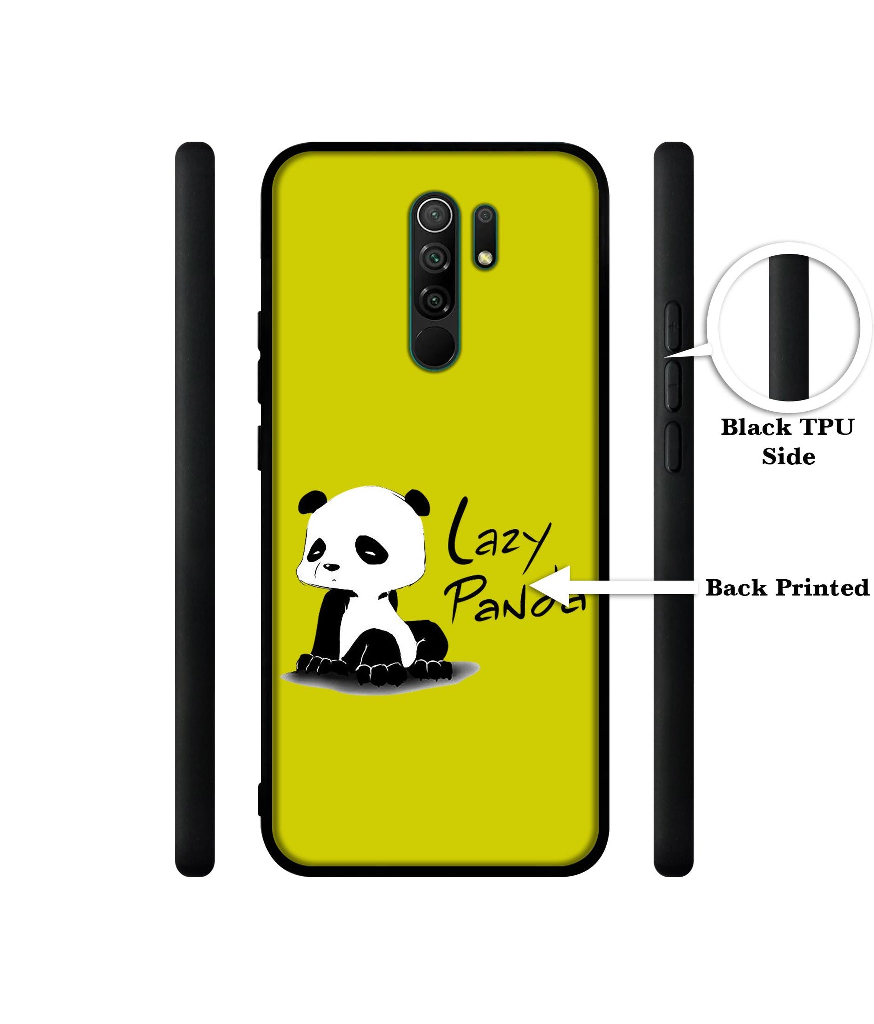 Lazy Panda Designer 2D Printed Back Case Cover for Mi Redmi 9 Prime / Poco M2