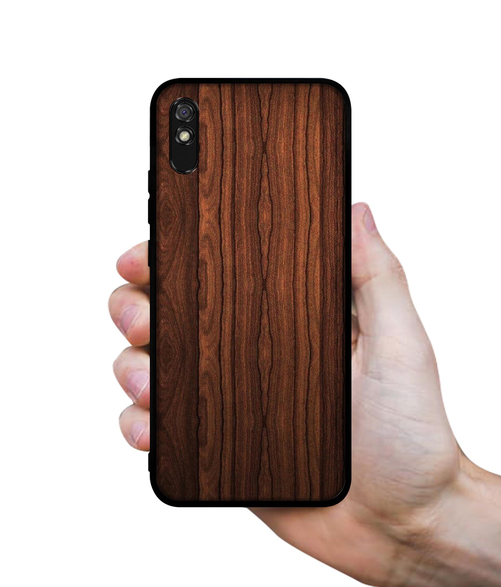 Brown Wooden Texture Designer 2D Printed Back Case Cover for Mi Redmi 9A / 9A Sport / 9i / 9i Sport