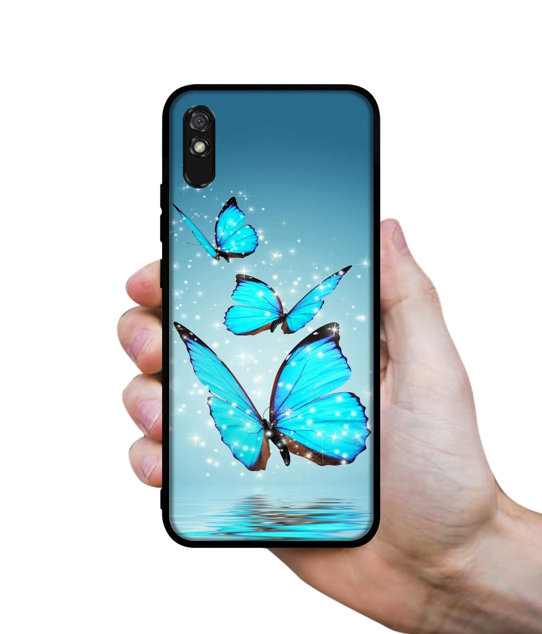 Flying Butterflies Designer 2D Printed Back Case Cover for Mi Redmi 9A / 9A Sport / 9i / 9i Sport