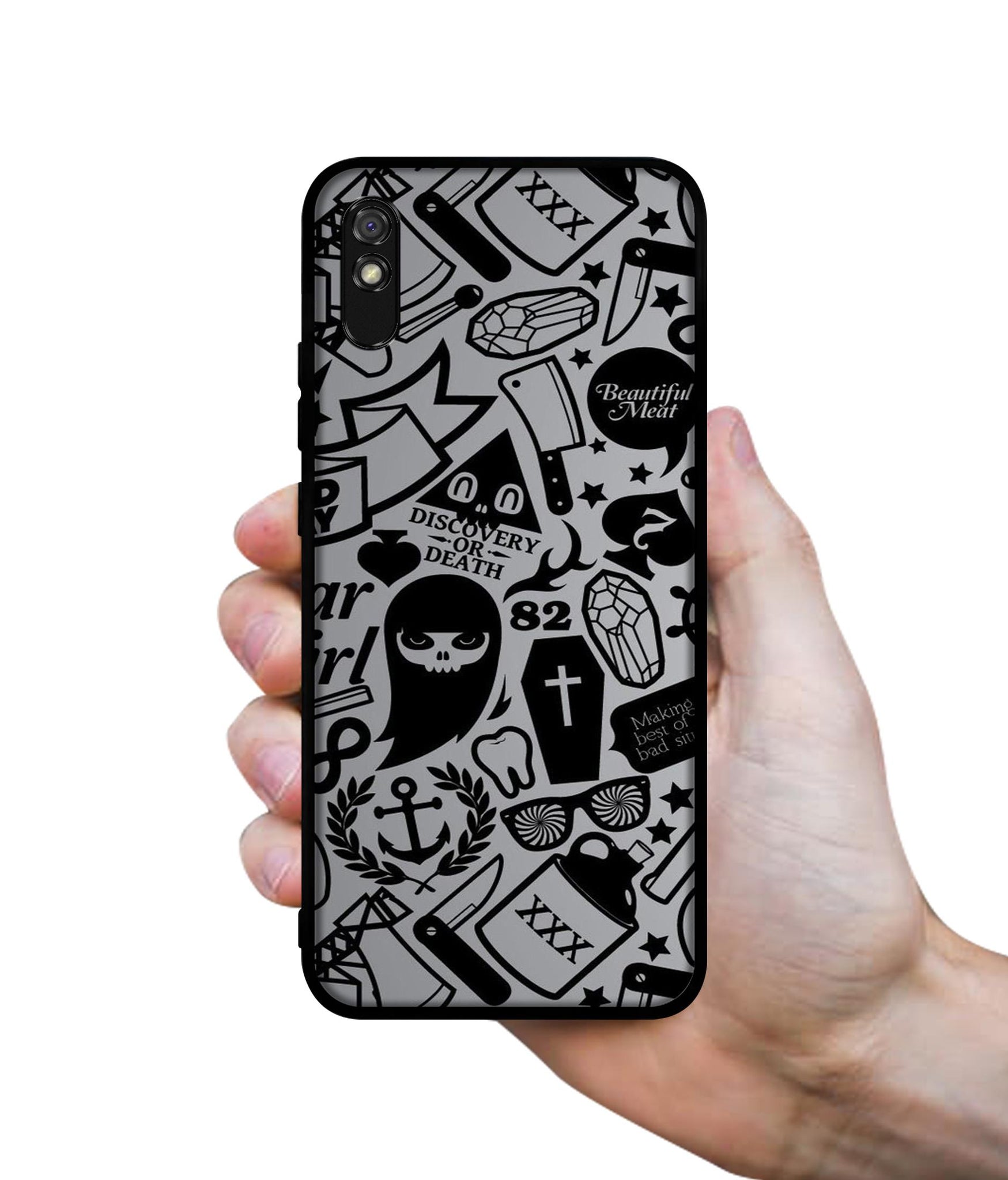 Discover Or Death Designer 2D Printed Back Case Cover for Mi Redmi 9A / 9A Sport / 9i / 9i Sport