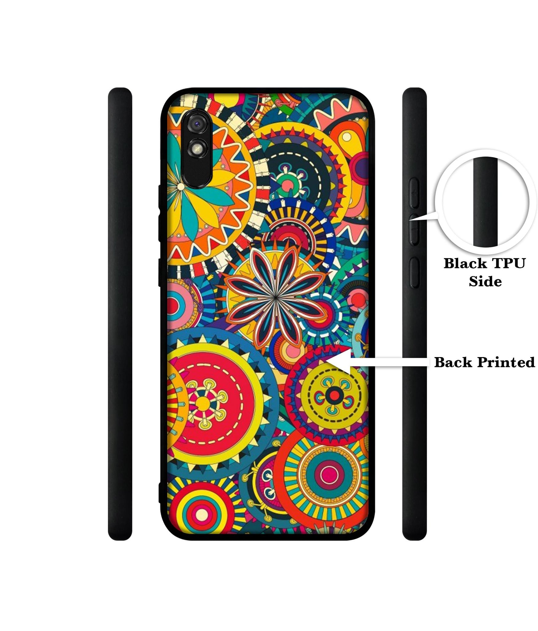 Ring Pattern Print Designer 2D Printed Back Case Cover for Mi Redmi 9A / 9A Sport / 9i / 9i Sport