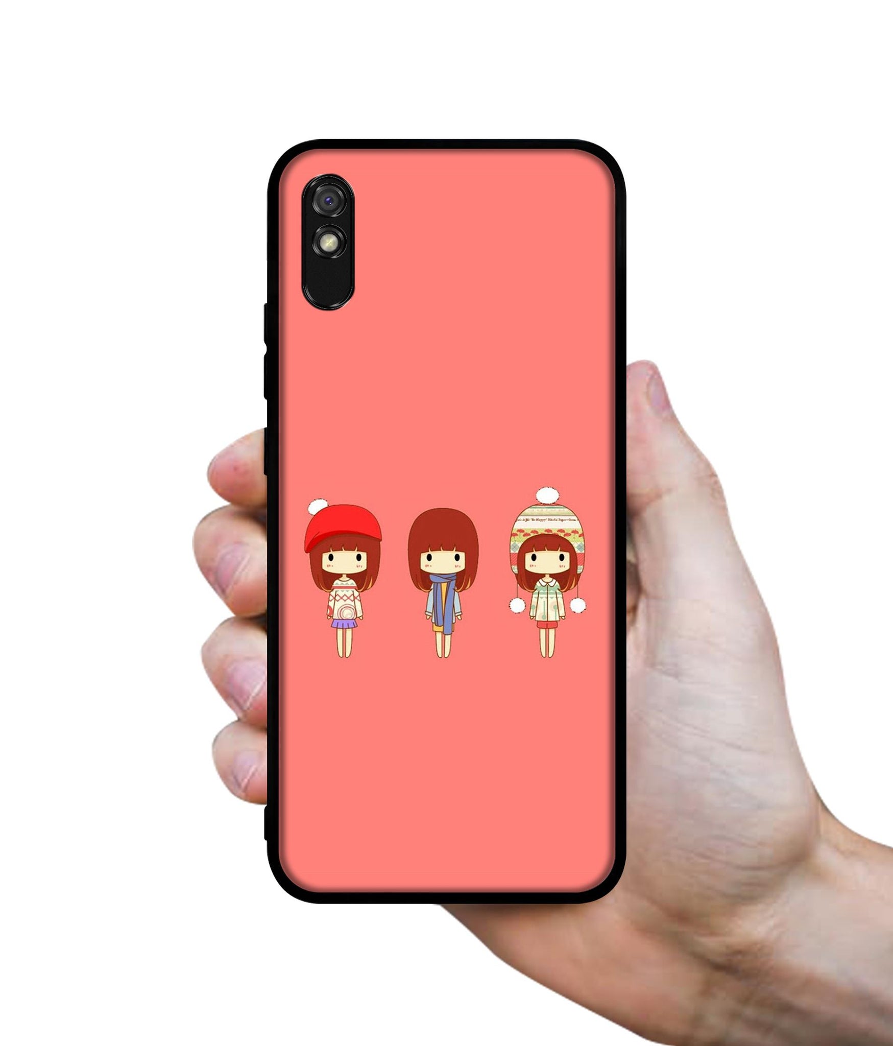 Cute Girls Designer 2D Printed Back Case Cover for Mi Redmi 9A / 9A Sport / 9i / 9i Sport