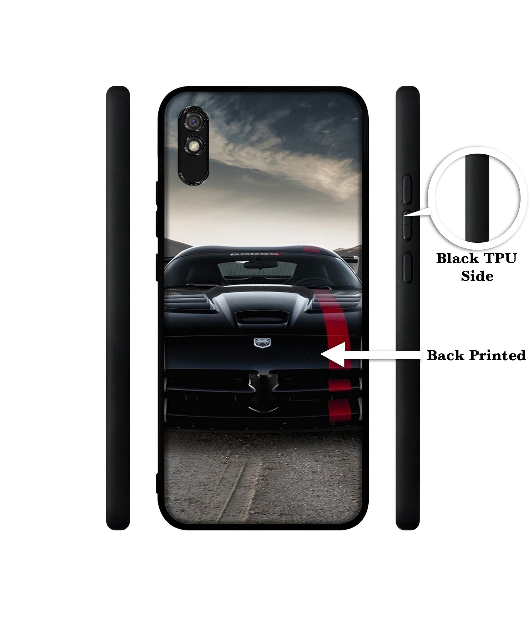 Sports Car Pattern Designer 2D Printed Back Case Cover for Mi Redmi 9A / 9A Sport / 9i / 9i Sport