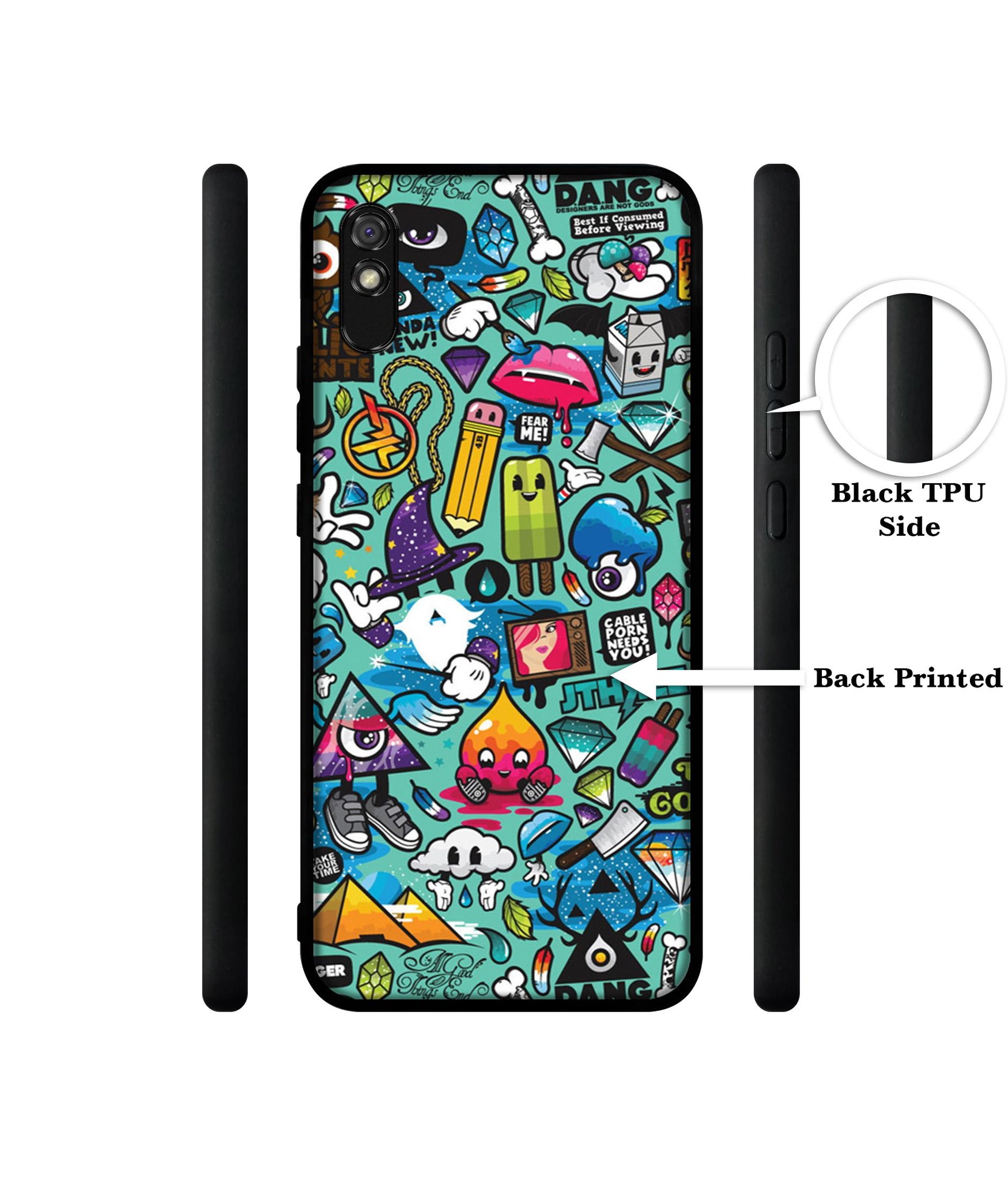 Crazy Designer 2D Printed Back Case Cover for Mi Redmi 9A / 9A Sport / 9i / 9i Sport