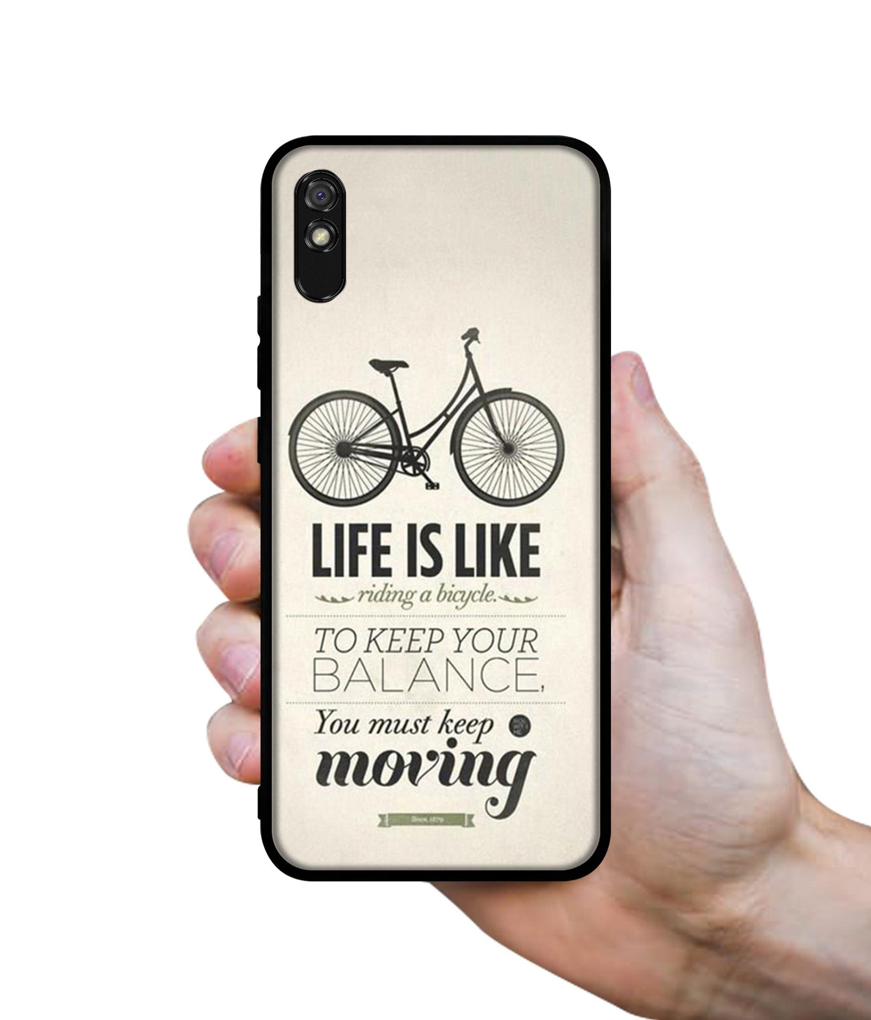 Life is Like Moving Designer 2D Printed Back Case Cover for Mi Redmi 9A / 9A Sport / 9i / 9i Sport