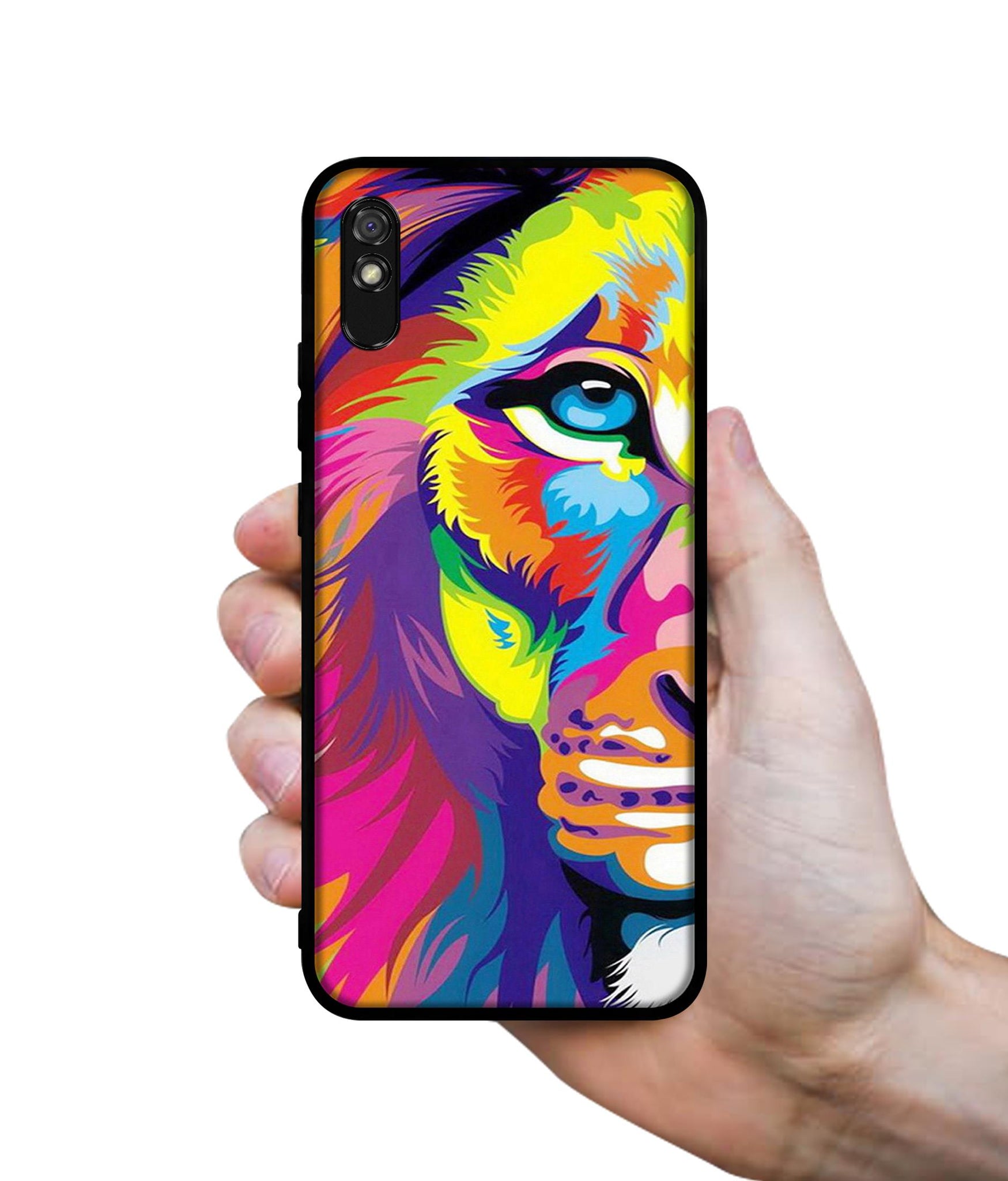 Lion Designer 2D Printed Back Case Cover for Mi Redmi 9A / 9A Sport / 9i / 9i Sport