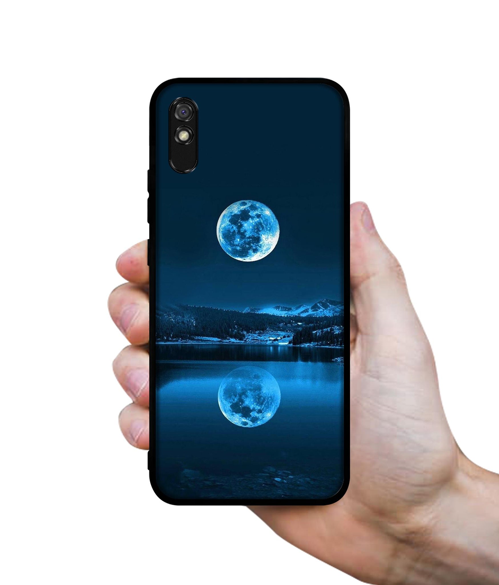 Moon Pattern Print Designer 2D Printed Back Case Cover for Mi Redmi 9A / 9A Sport / 9i / 9i Sport