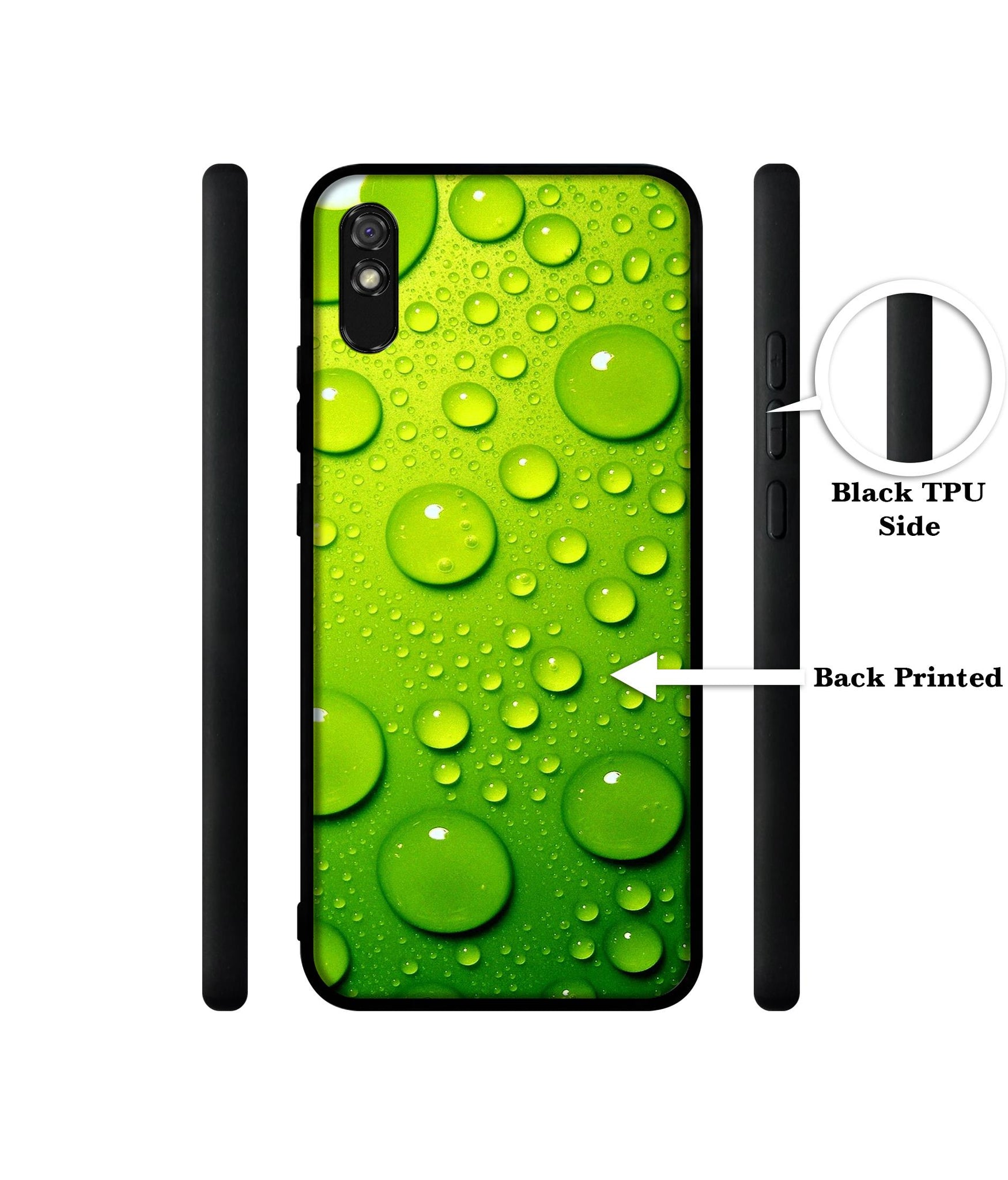 Green Bubbles Designer 2D Printed Back Case Cover for Mi Redmi 9A / 9A Sport / 9i / 9i Sport