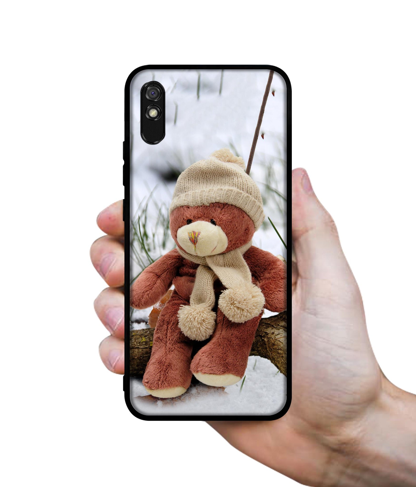 Woolen Bear Designer 2D Printed Back Case Cover for Mi Redmi 9A / 9A Sport / 9i / 9i Sport