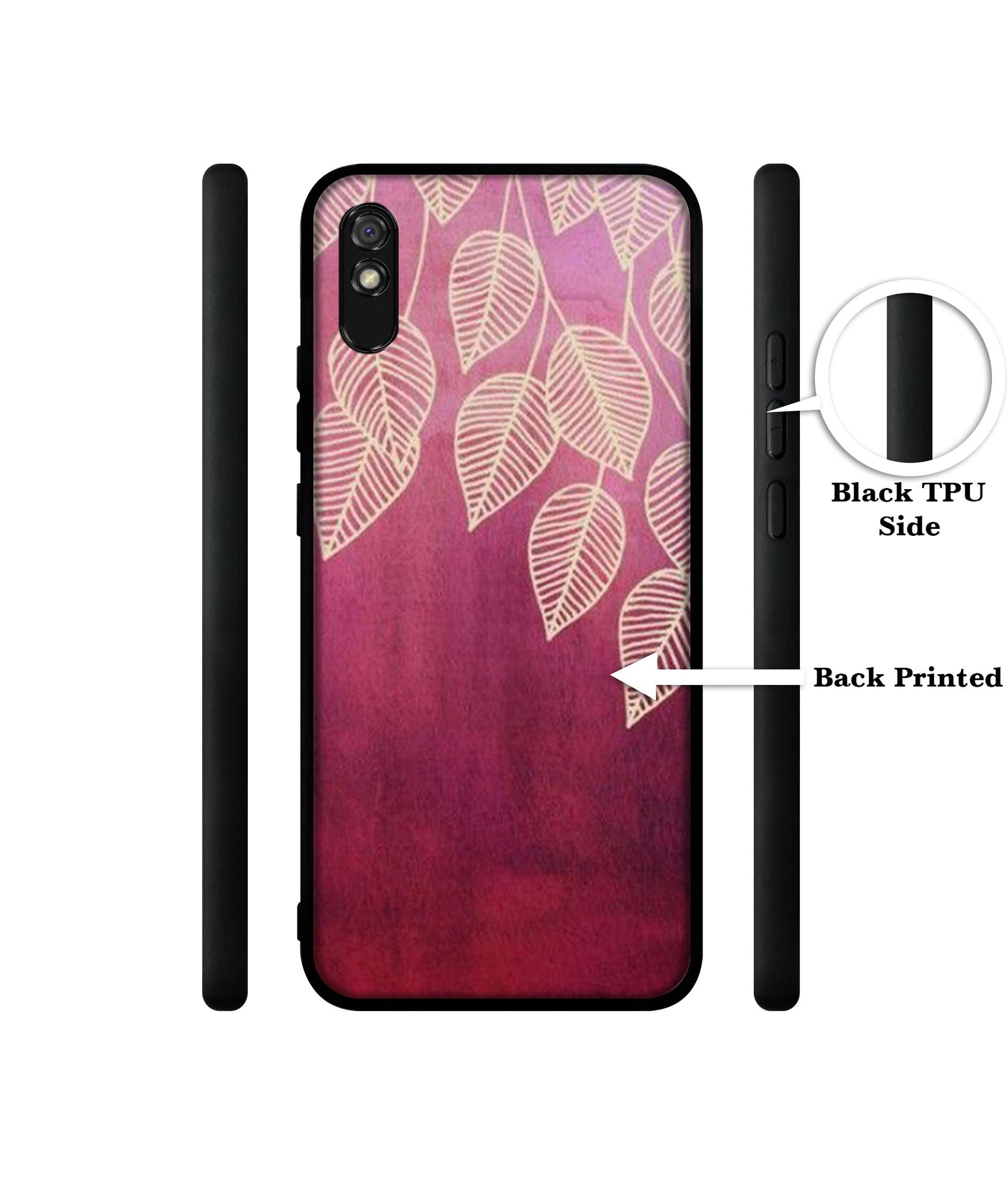 Leaf Pattern Designer 2D Printed Back Case Cover for Mi Redmi 9A / 9A Sport / 9i / 9i Sport
