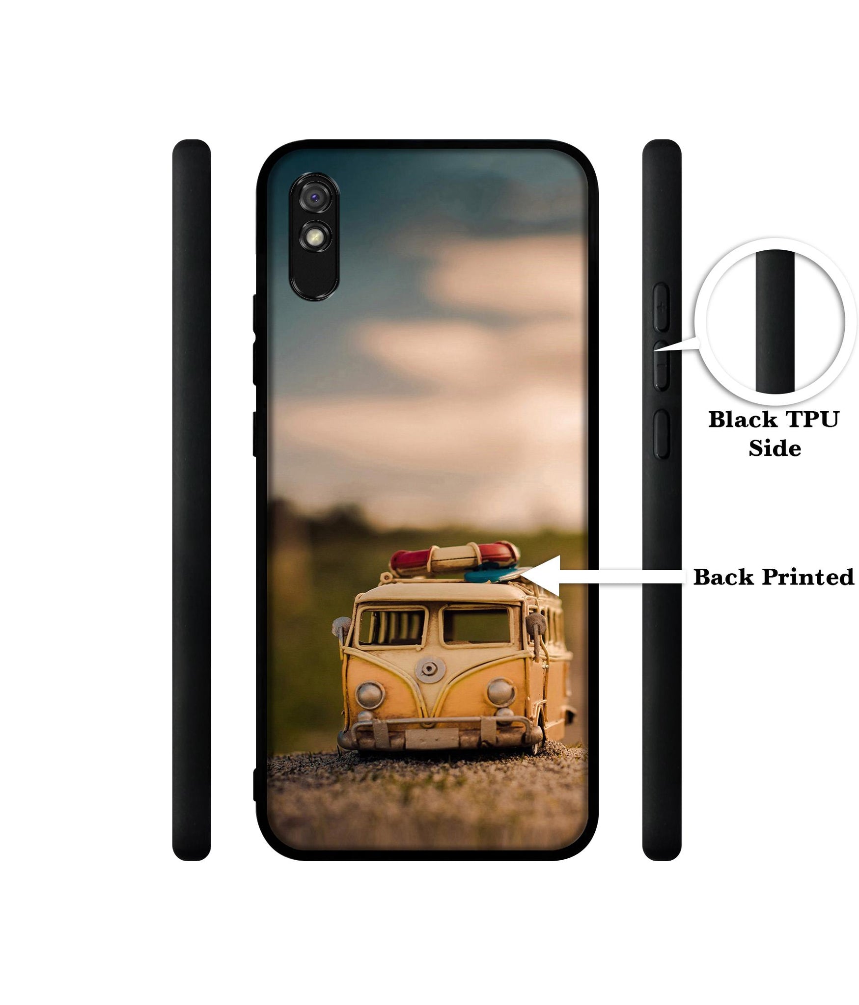 Toy Car Designer 2D Printed Back Case Cover for Mi Redmi 9A / 9A Sport / 9i / 9i Sport