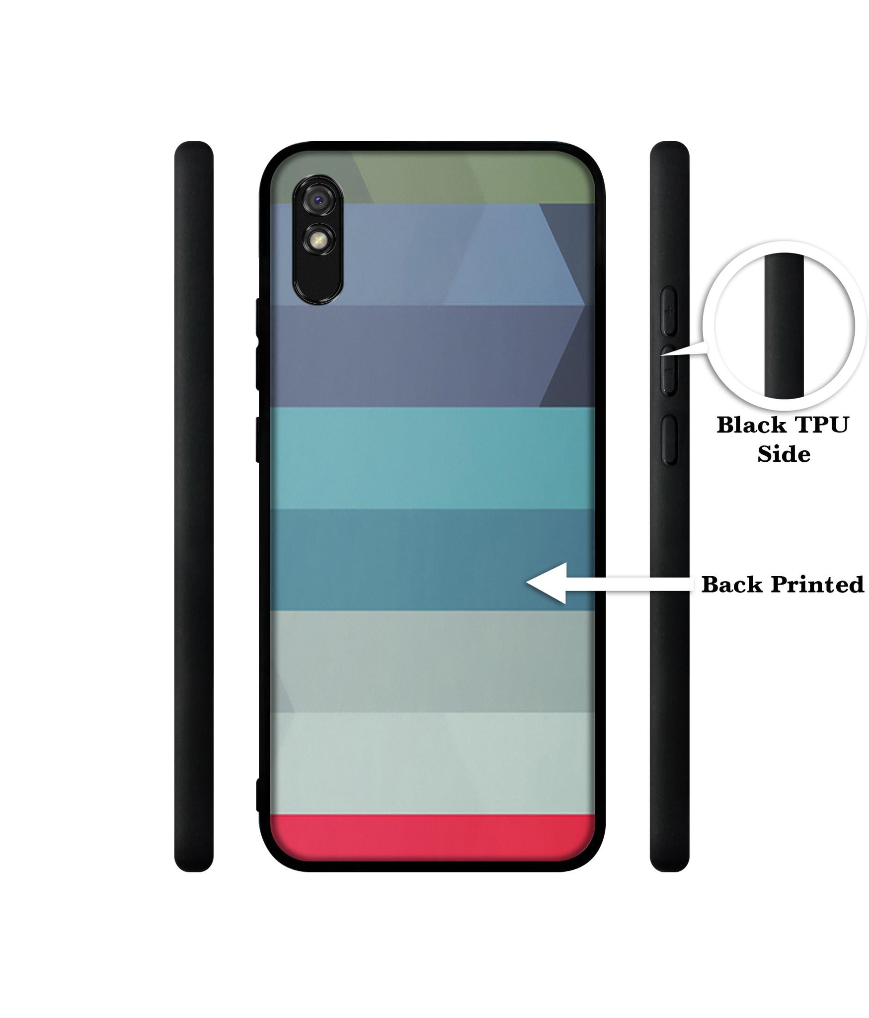 Colorful Lines Designer 2D Printed Back Case Cover for Mi Redmi 9A / 9A Sport / 9i / 9i Sport