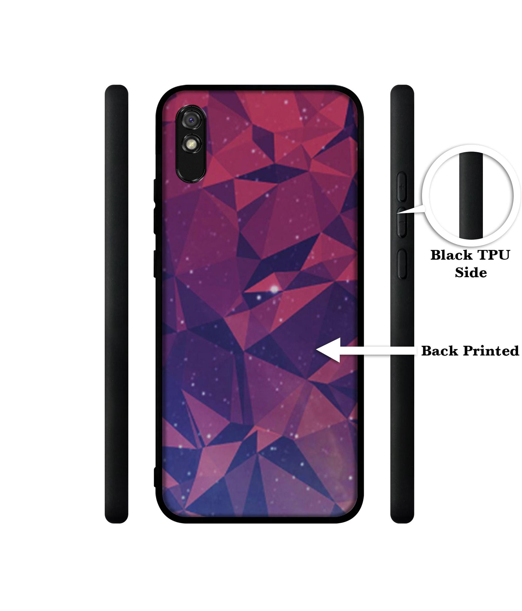 Bad Color Shape Designer 2D Printed Back Case Cover for Mi Redmi 9A / 9A Sport / 9i / 9i Sport