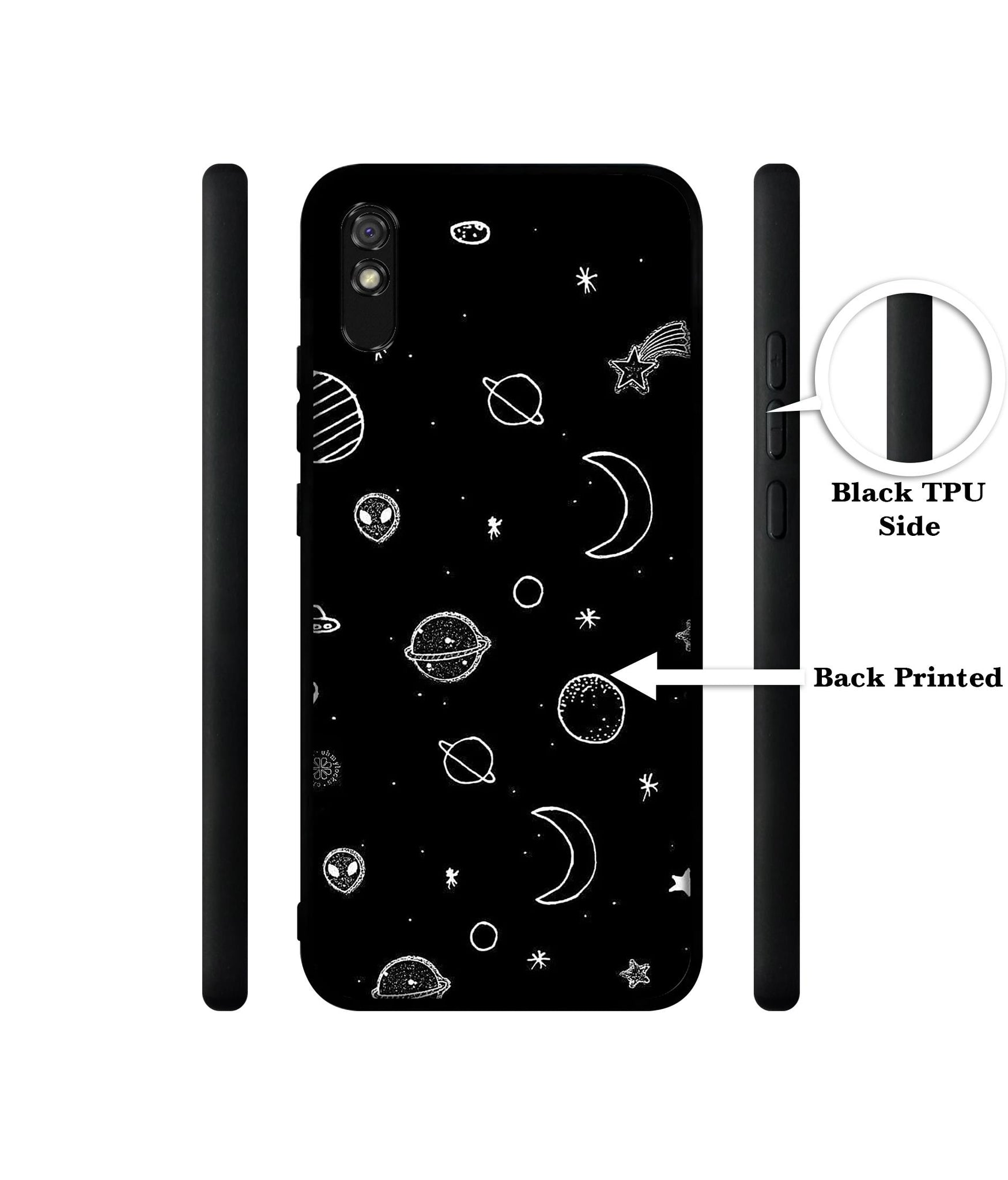 Space Stars Universe Designer 2D Printed Back Case Cover for Mi Redmi 9A / 9A Sport / 9i / 9i Sport