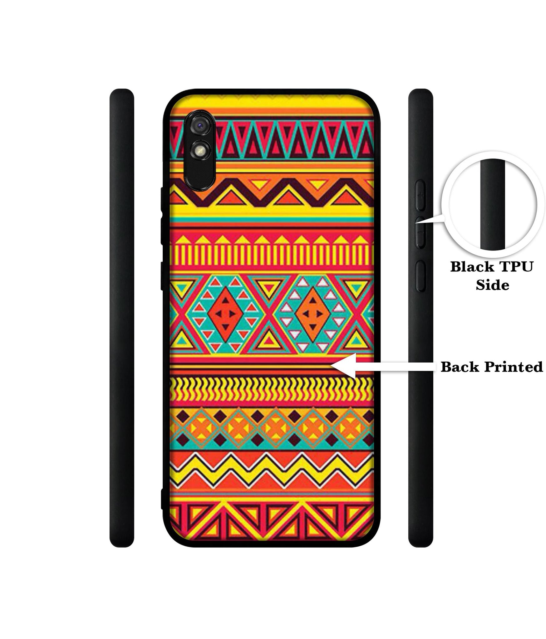 Artistic Rangoli Designer 2D Printed Back Case Cover for Mi Redmi 9A / 9A Sport / 9i / 9i Sport