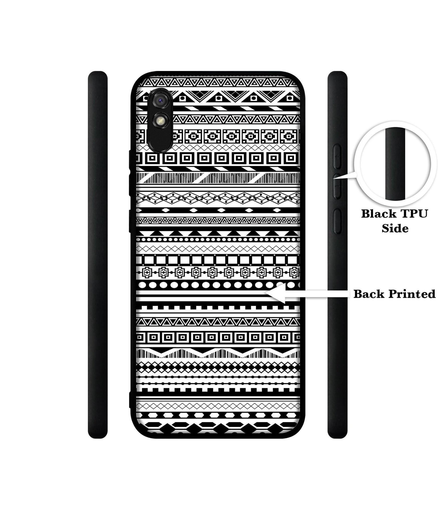 Black & White Patterns Designer 2D Printed Back Case Cover for Mi Redmi 9A / 9A Sport / 9i / 9i Sport