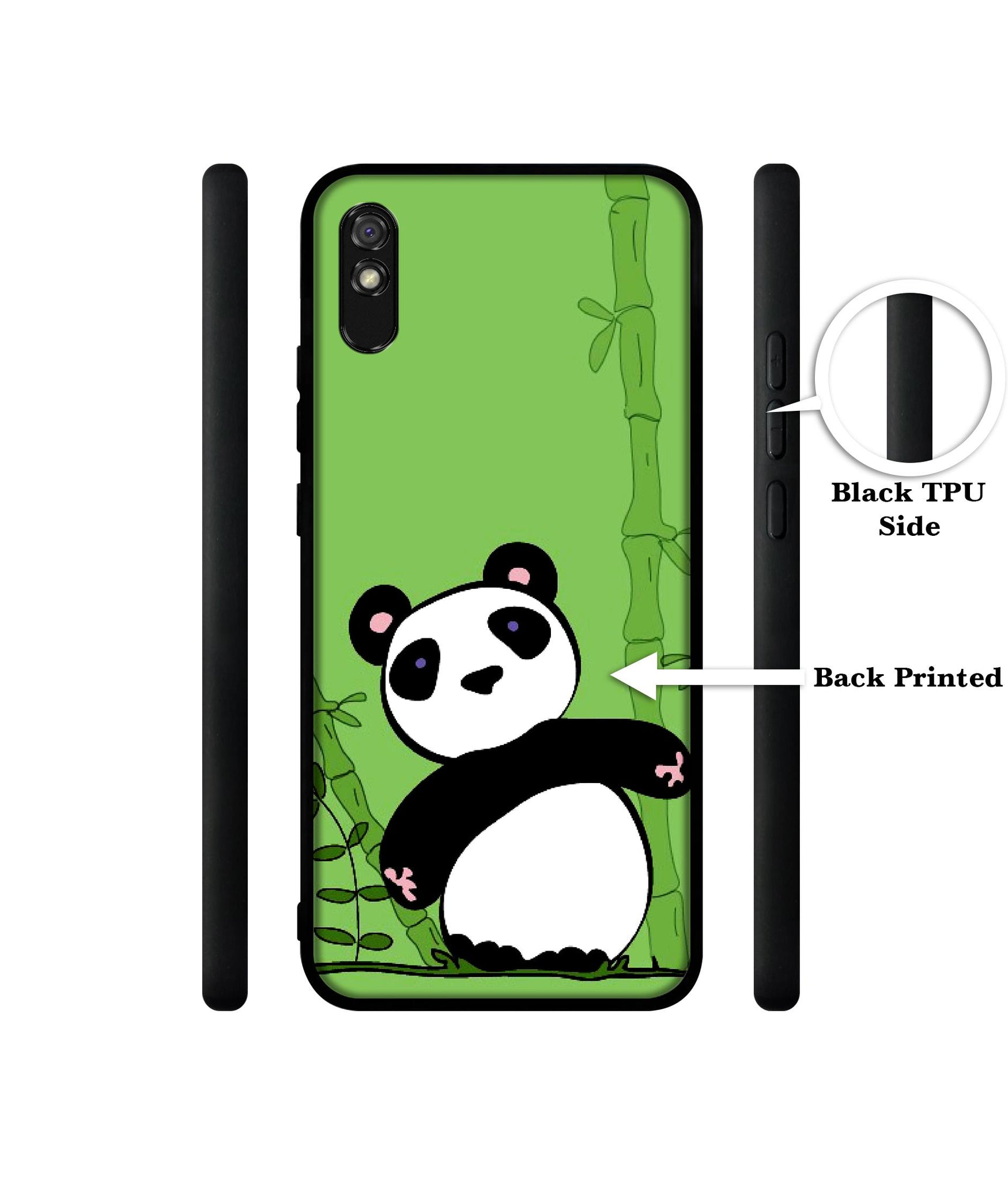 Panda with Bamboo Designer 2D Printed Back Case Cover for Mi Redmi 9A / 9A Sport / 9i / 9i Sport