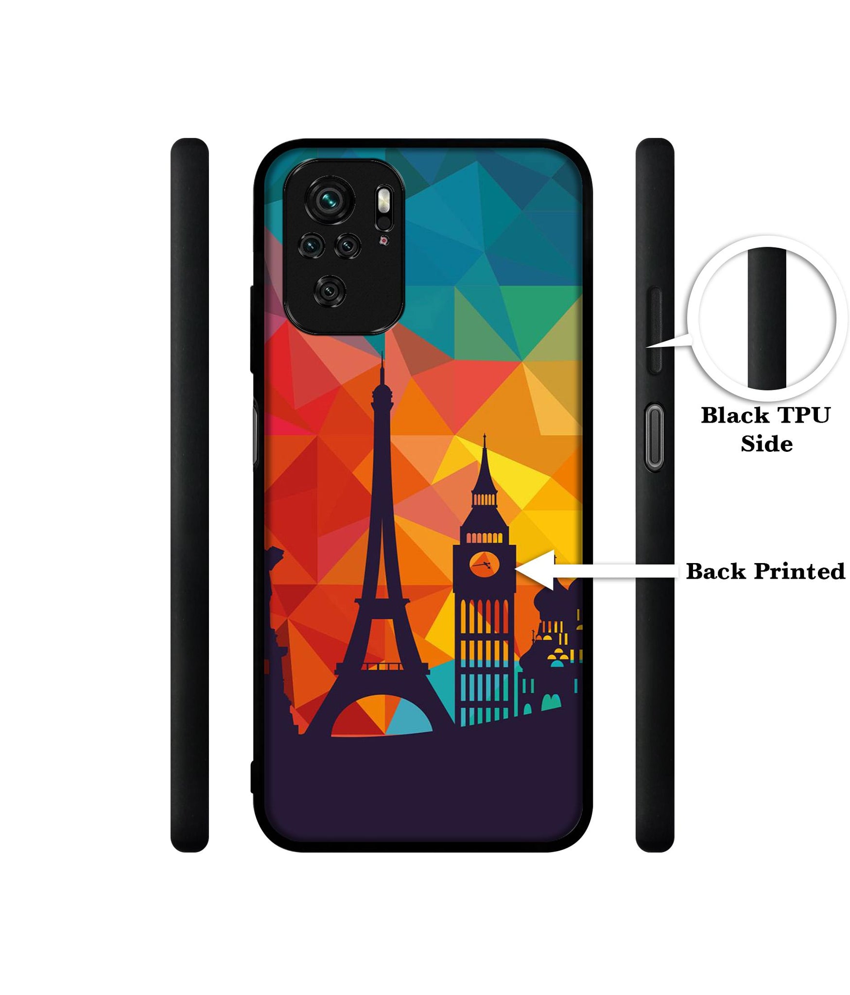 Colored Paris Designer 2D Printed Back Case Cover for Mi Redmi Note 10 / Note 10S