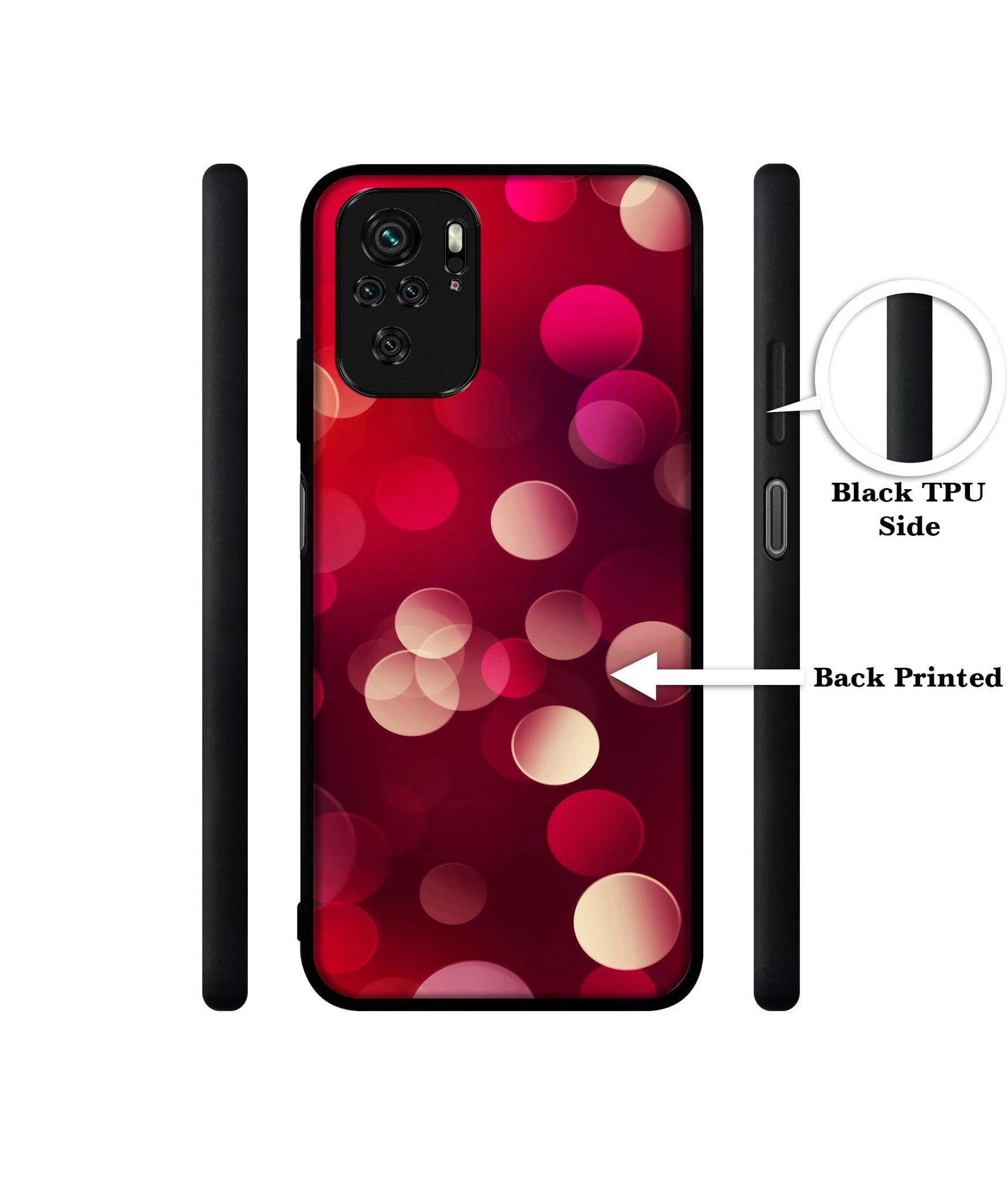 3D Circles Designer 2D Printed Back Case Cover for Mi Redmi Note 10 / Note 10S