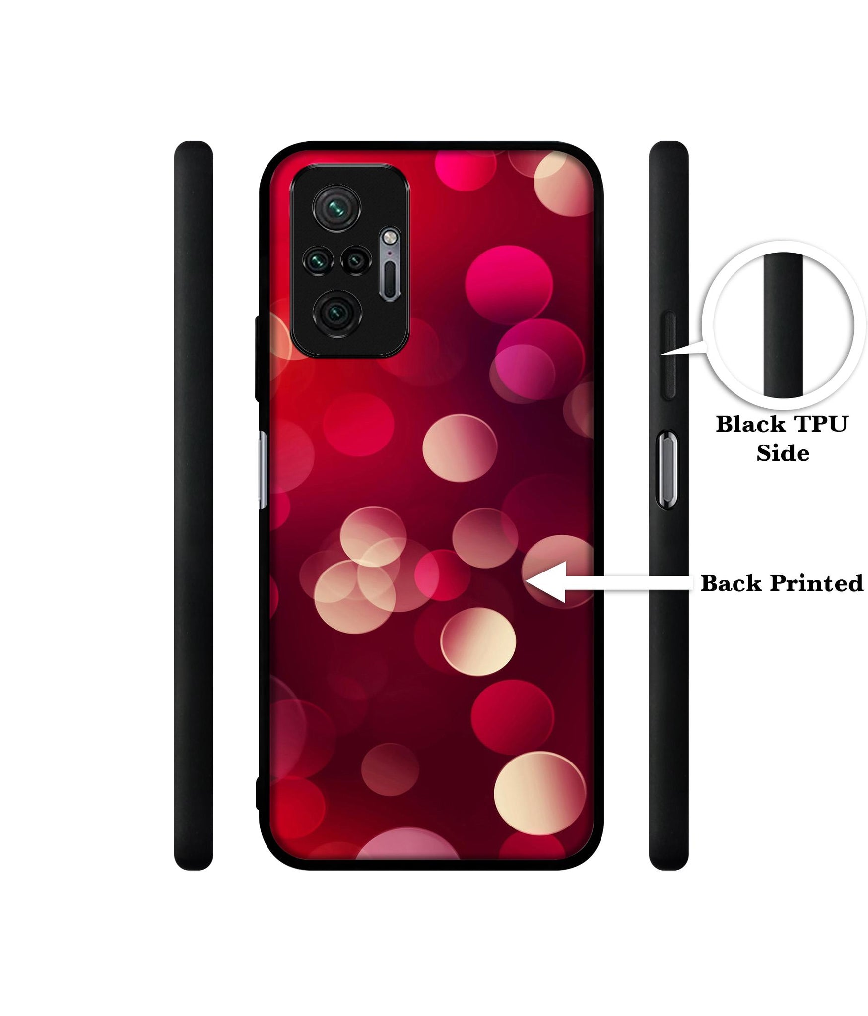 3D Circles Designer 2D Printed Back Case Cover for Mi Redmi Note 10 Pro 4G / Note 10 Pro Max 4G