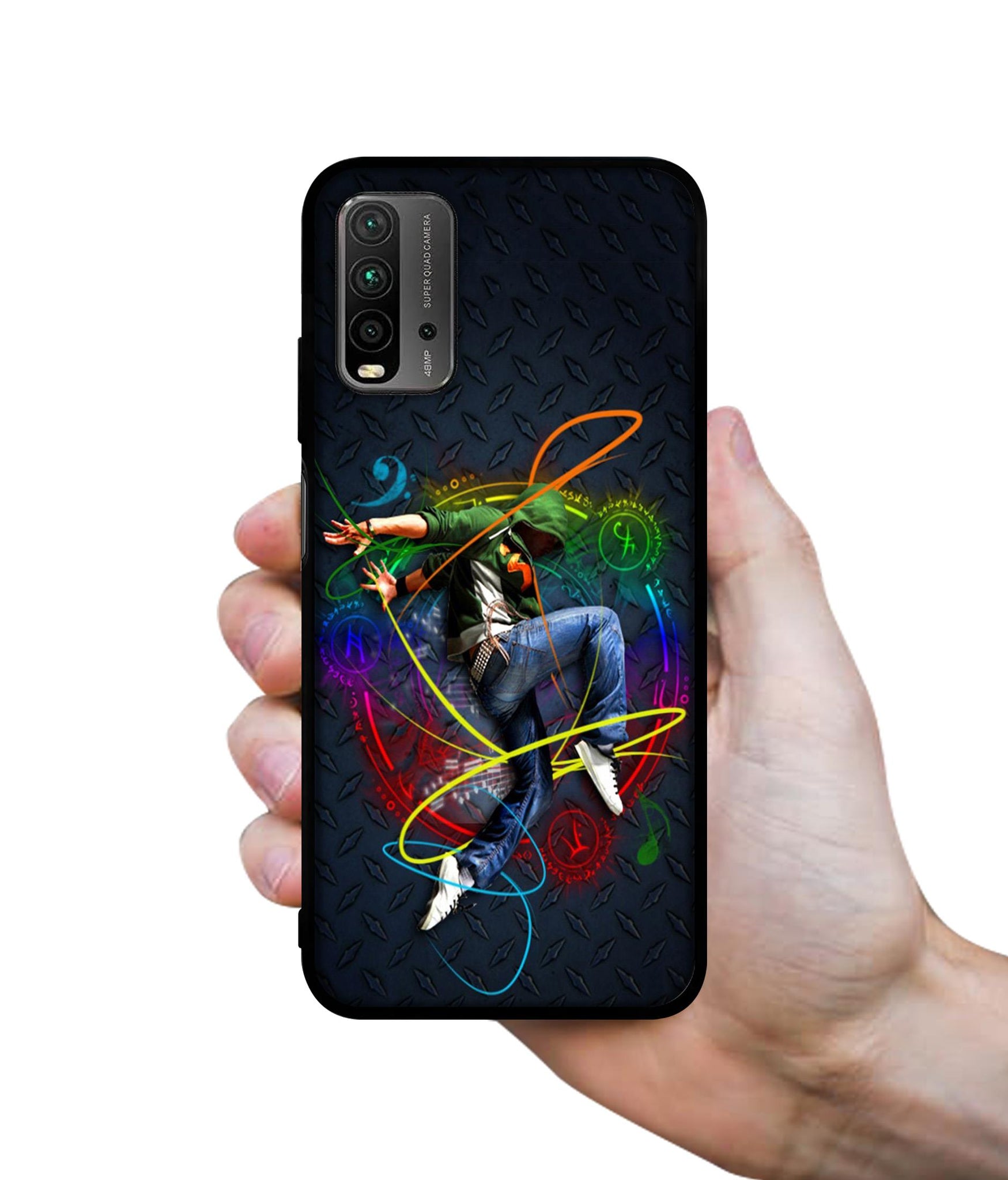 Boy With Music Designer 2D Printed Back Case Cover for Mi Redmi 9 Power 4G