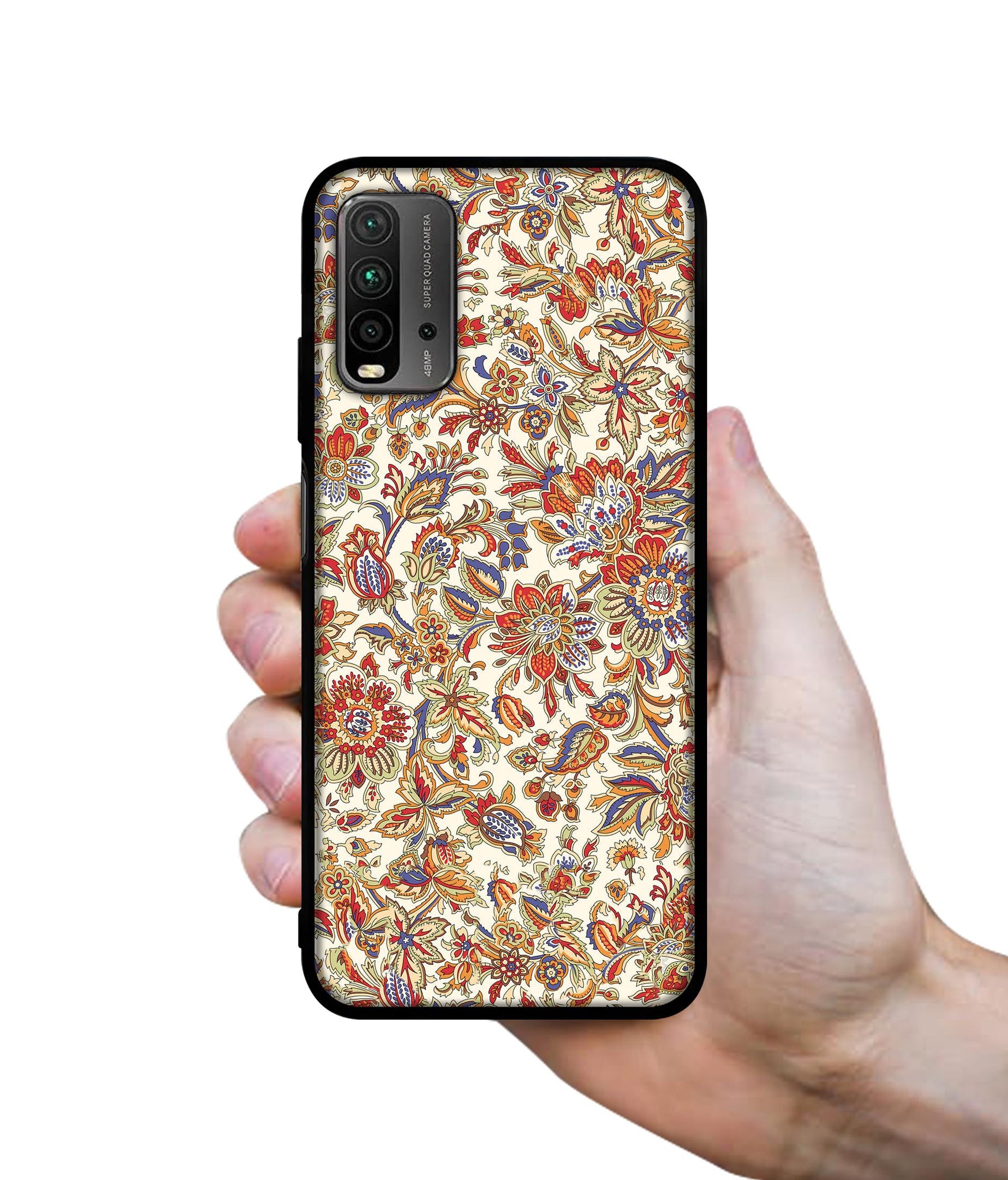 Floral Designer 2D Printed Back Case Cover for Mi Redmi 9 Power 4G