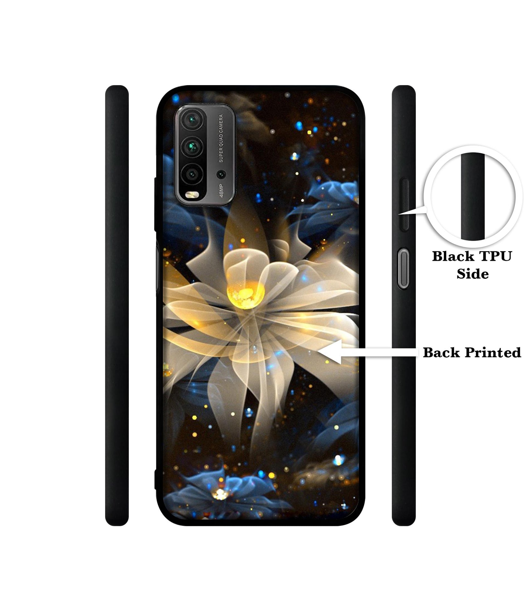 Art Flower Designer 2D Printed Back Case Cover for Mi Redmi 9 Power 4G