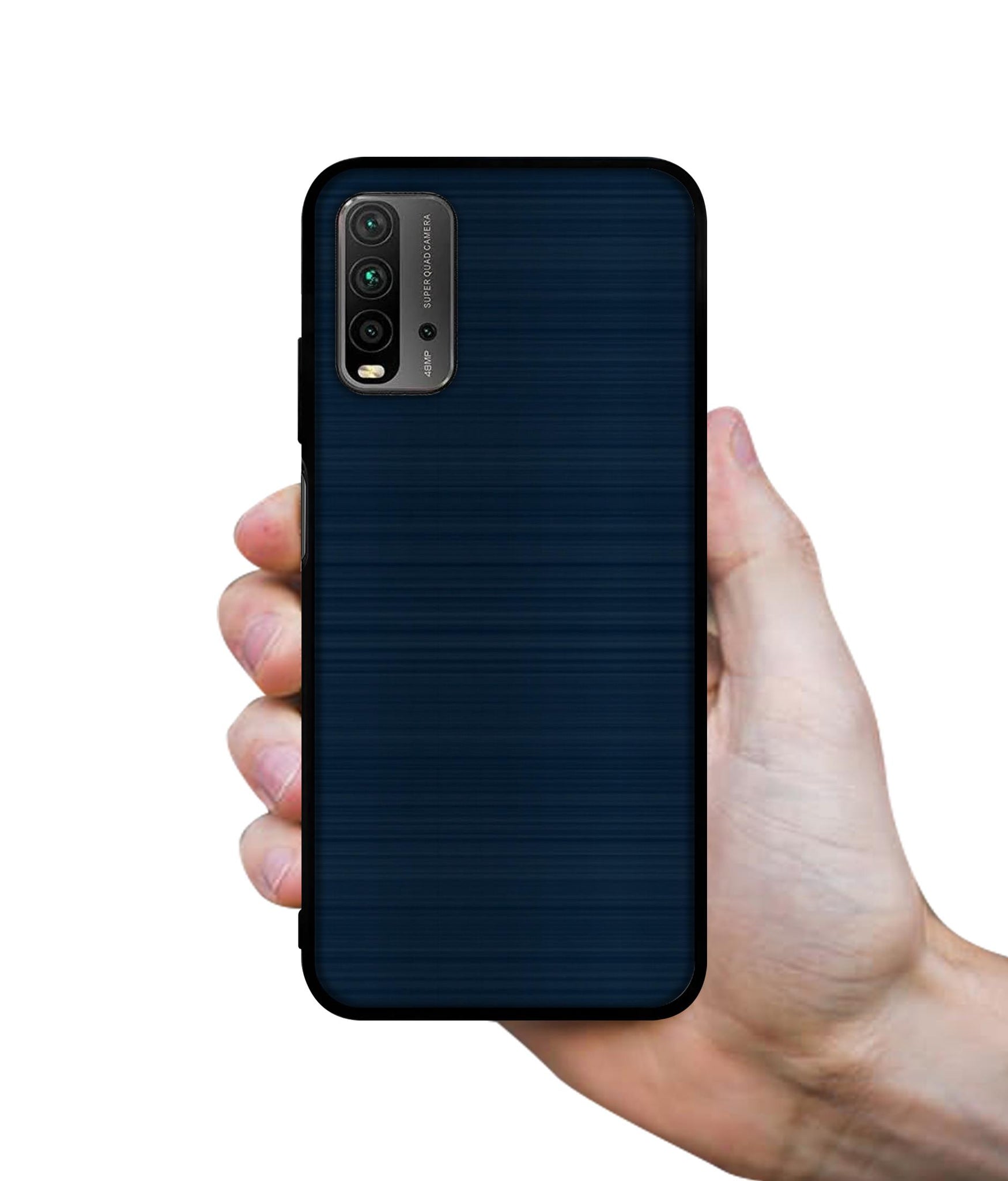 Blue Line Designer 2D Printed Back Case Cover for Mi Redmi 9 Power 4G