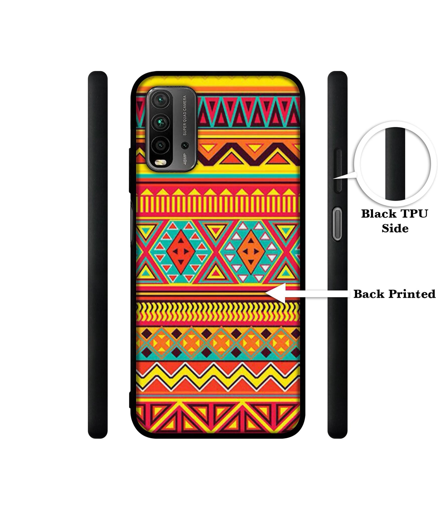 Artistic Rangoli Designer 2D Printed Back Case Cover for Mi Redmi 9 Power 4G