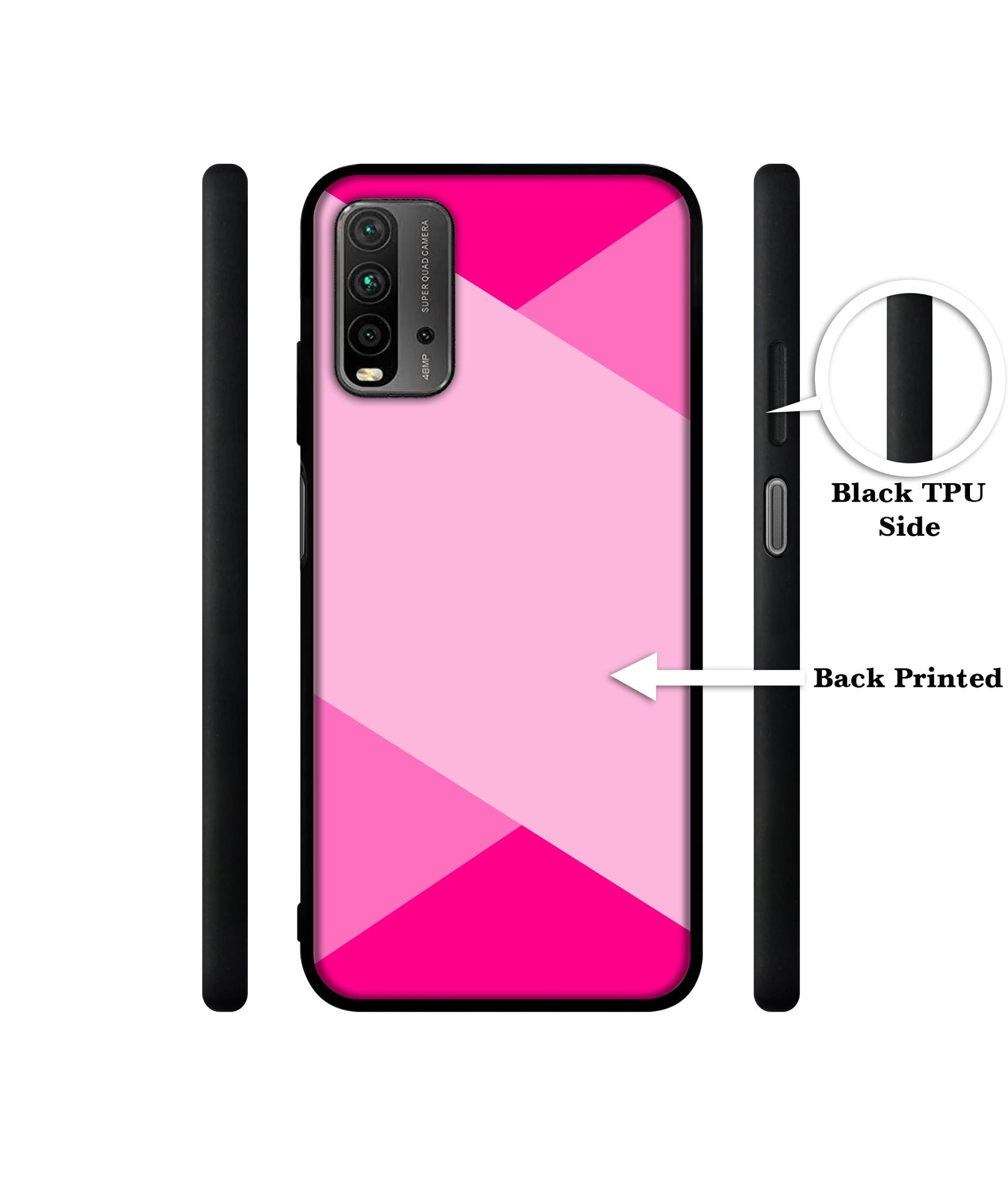 Pink Cross Vector Designer 2D Printed Back Case Cover for Mi Redmi 9 Power 4G